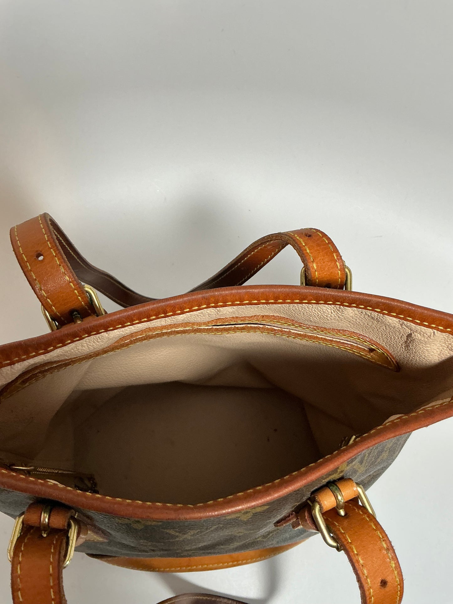 Louis Vuitton Monogram Petit Bucket Bag Tote
