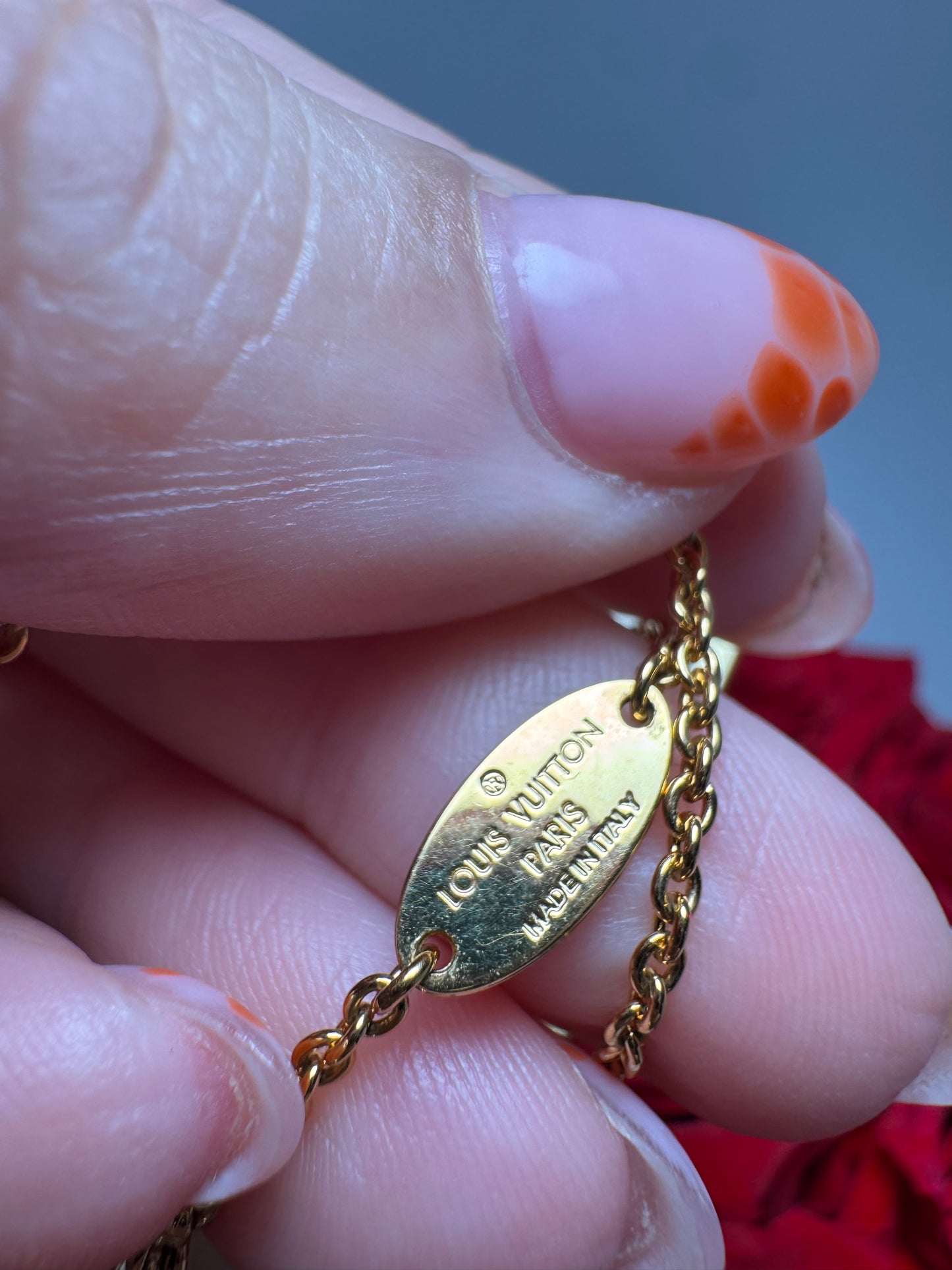Louis Vuitton Crystal Iconic Pendant Necklace