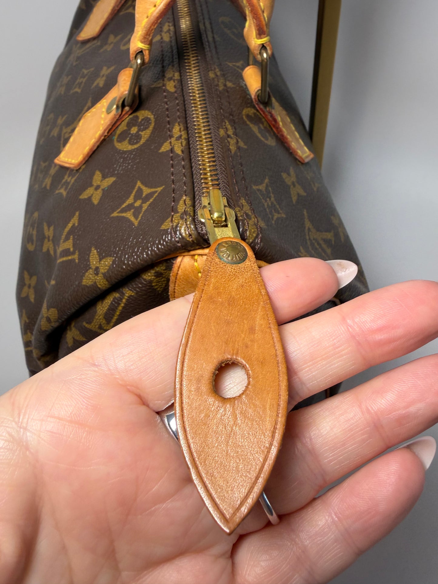 Louis Vuitton Speedy 30 Monogram, Made in France September 1993- comes with lock & key
