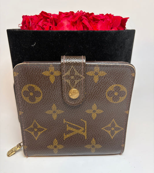 Louis Vuitton Zippy Monogram Compact Wallet, Made in Feb 2000