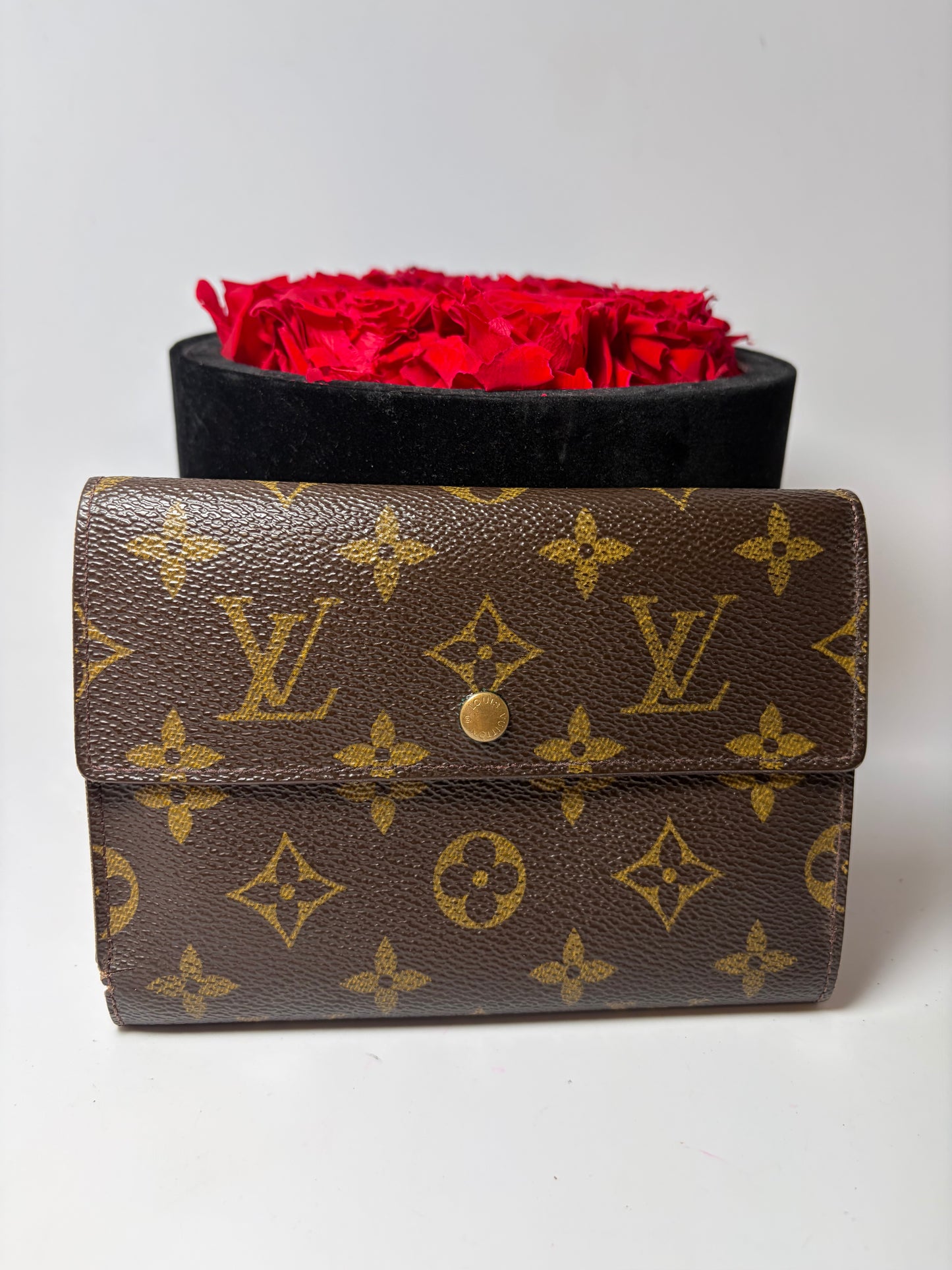 Louis Vuitton Etui Papier Tressor Monogram Wallet
