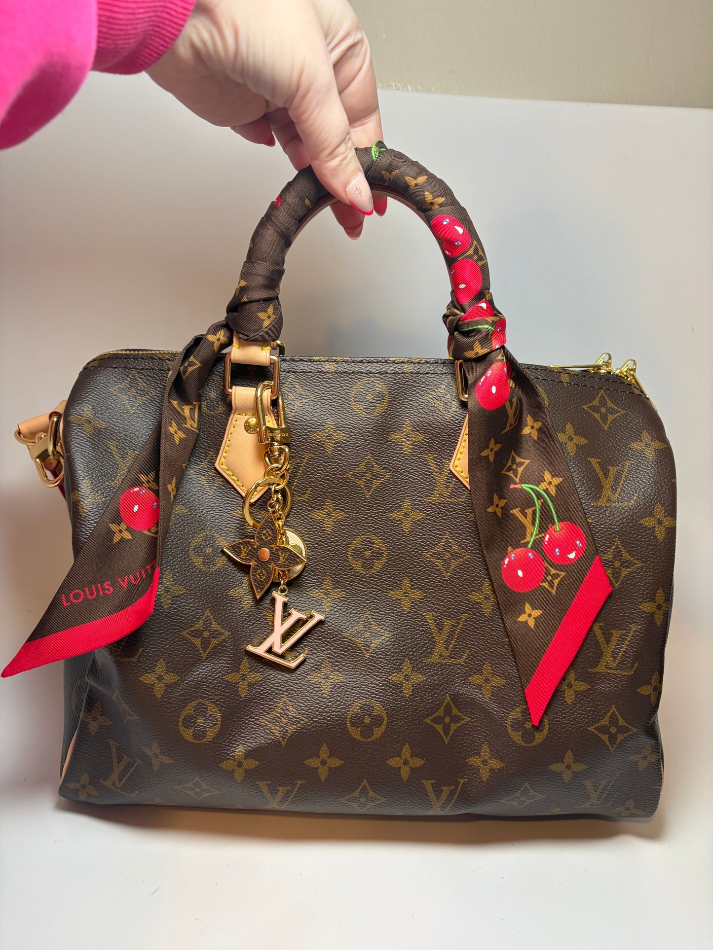 Louis Vuitton Spring Street Bag Charm and Key Holder w/COA & Dust Bag