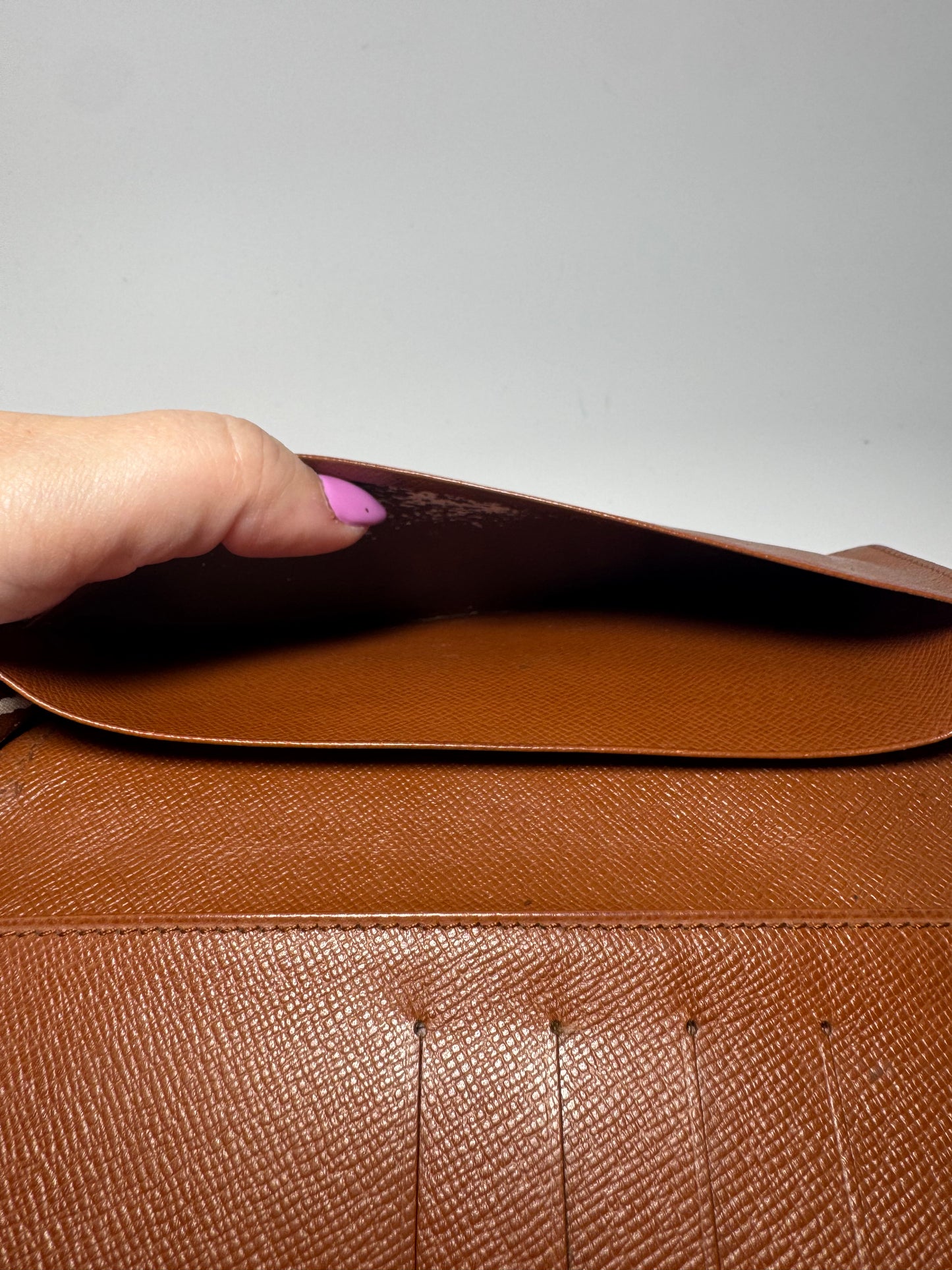 Louis Vuitton Passport Cover/Wallet/Checkbook Cover in Monogram