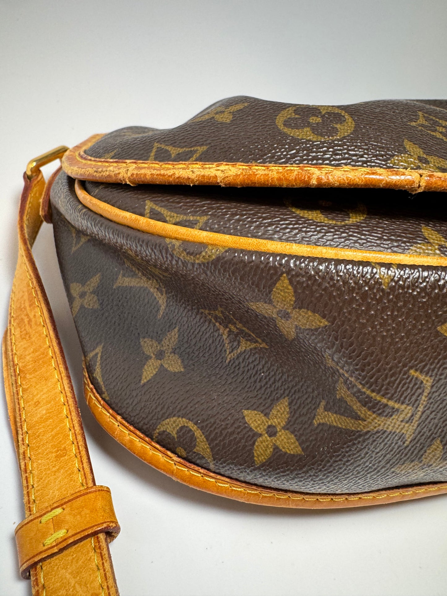 Louis Vuitton Menilmontant PM Monogram Pleated Crossbody