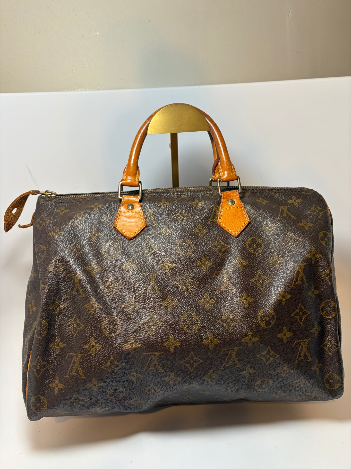 Louis Vuitton Speedy 35 Monogram, made in France Sept. 1994