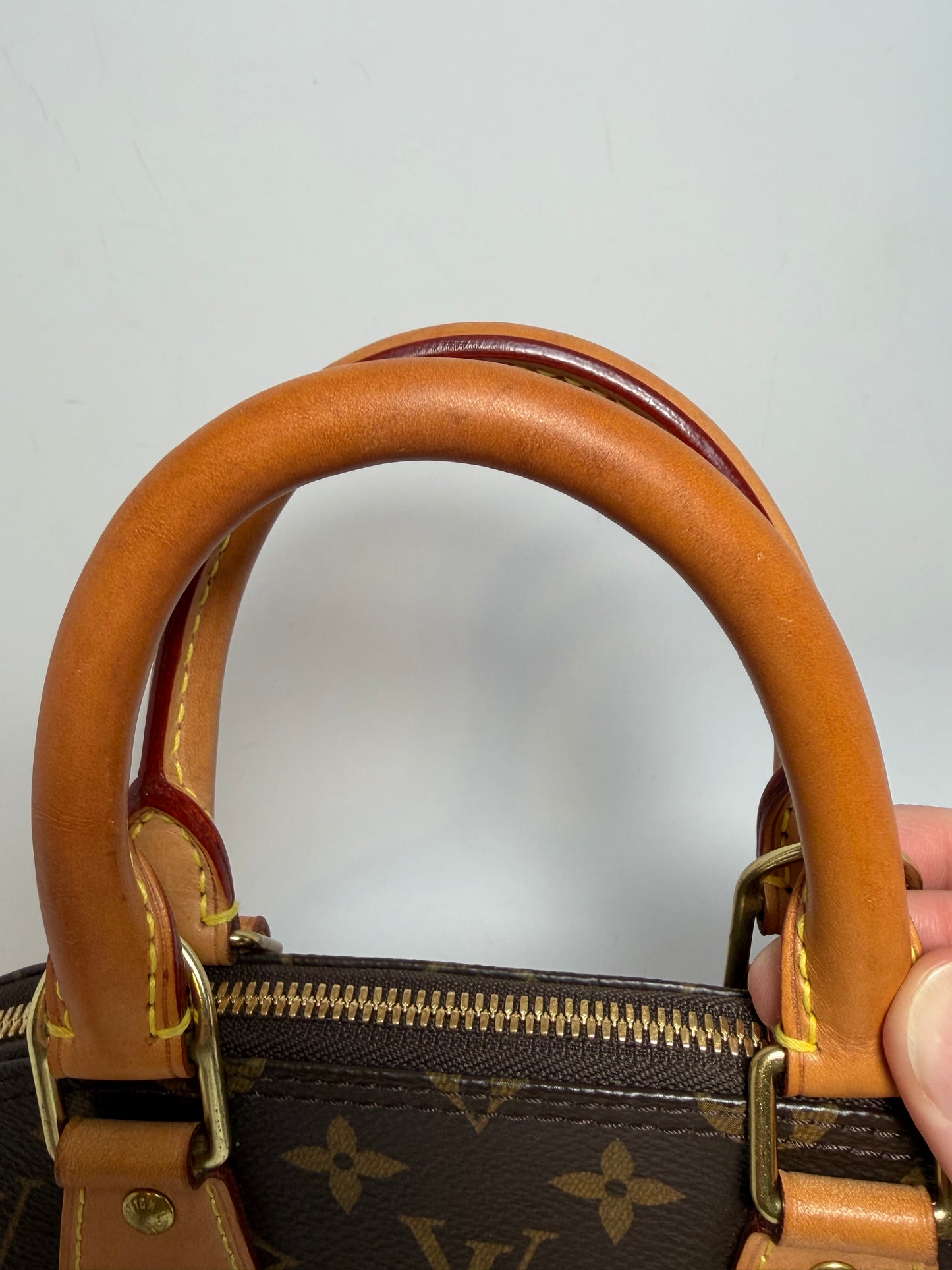 Louis Vuitton Alma BB Monogram with COA & Crossbody Strap