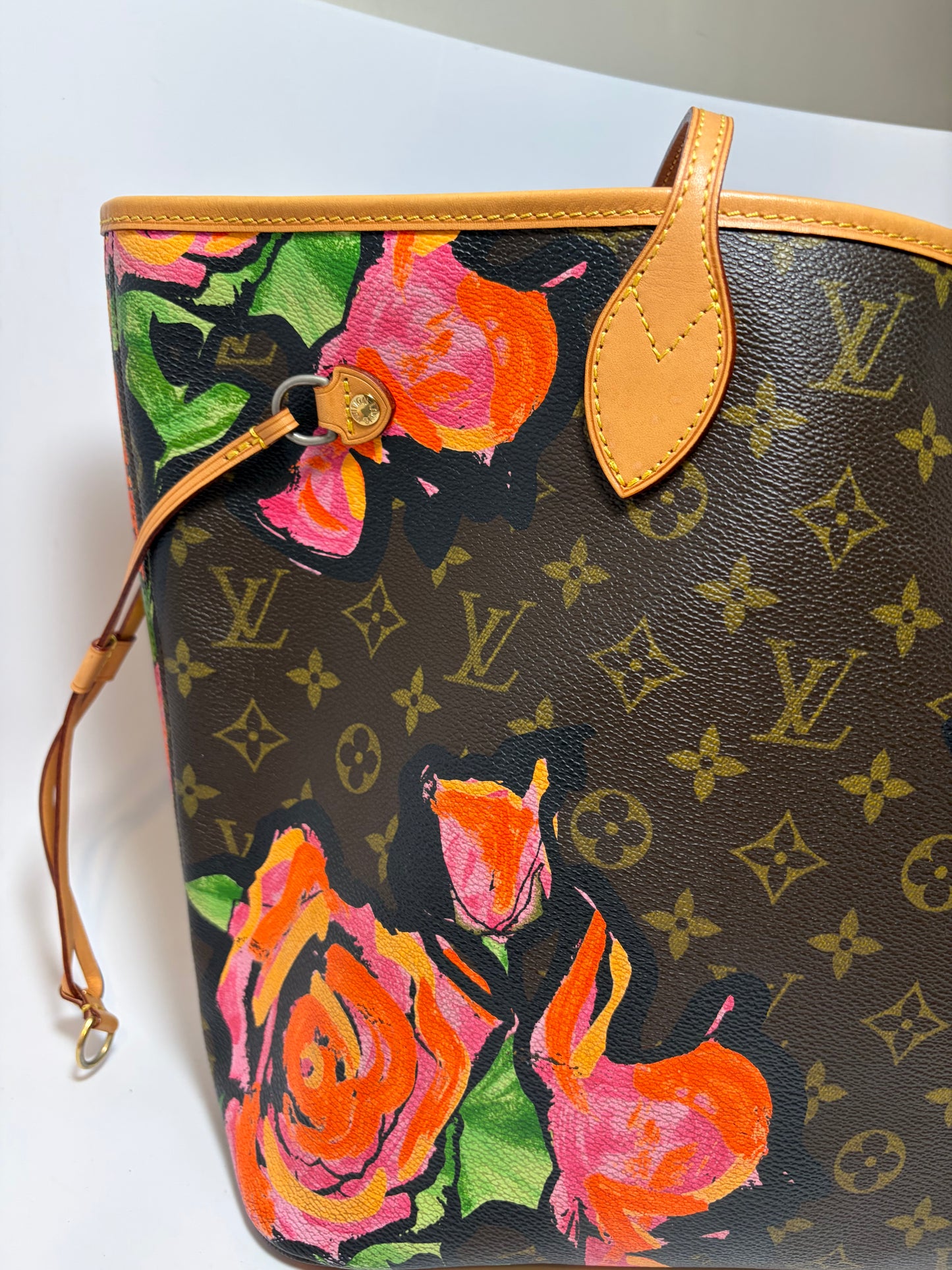 Louis Vuitton Neverfull MM Stephen Sprouse Roses Tote