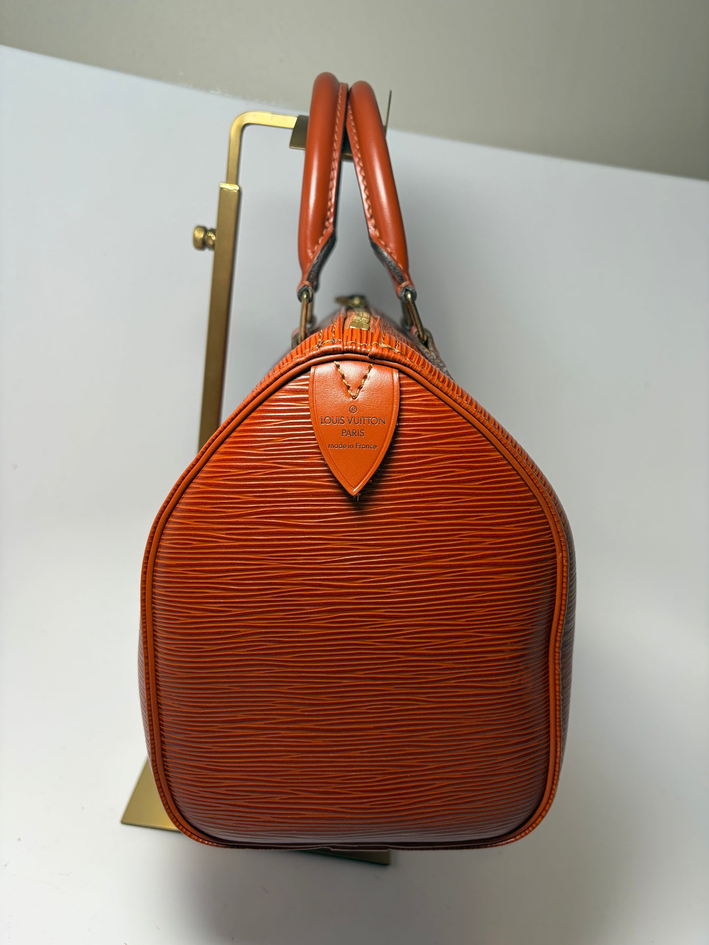 Louis Vuitton Speedy 25 Kenyan Fawn Epi Leather w/Entrupy Certificate