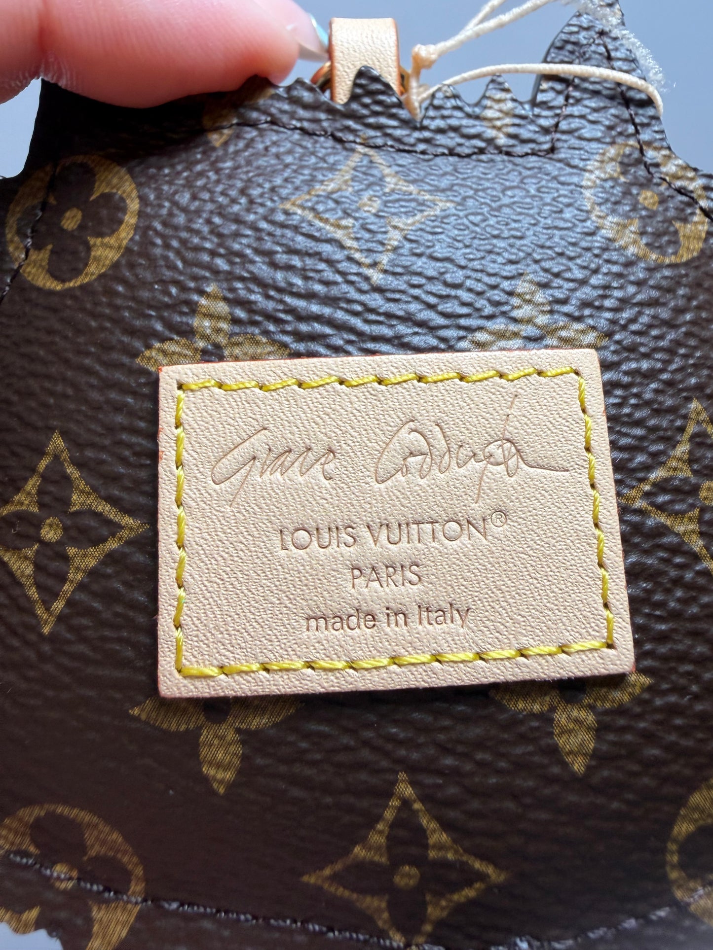 Louis Vuitton Cat Bag Charm Grace Coddington Collab NWT- Not Available Online