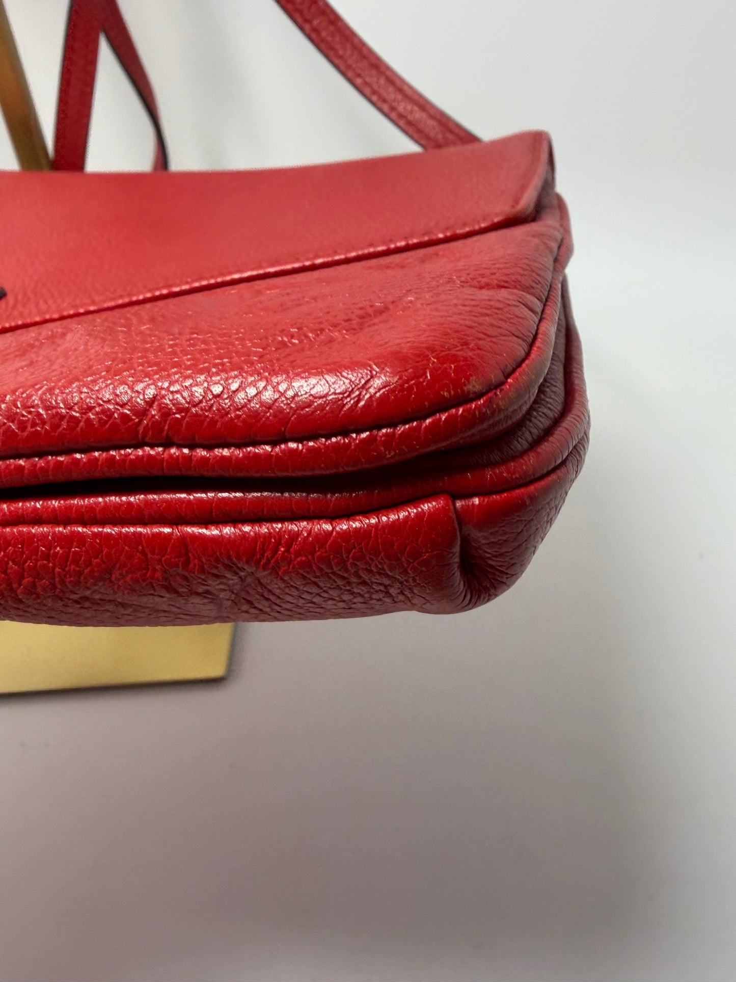 Louis Vuitton Empriente Leather Twice Crossbody in Cherry Red