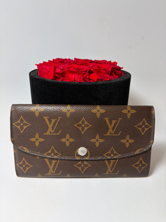 Louis Vuitton Emilie Raspberry Red Monogram Wallet