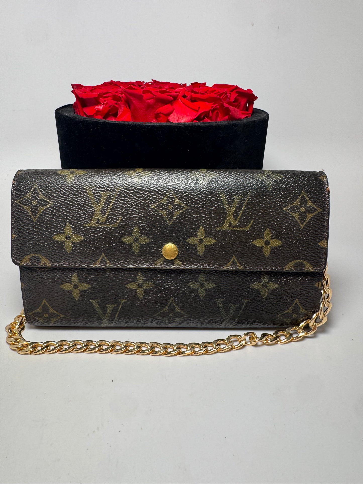 Louis Vuitton Sarah Monogram Wallet on Chain