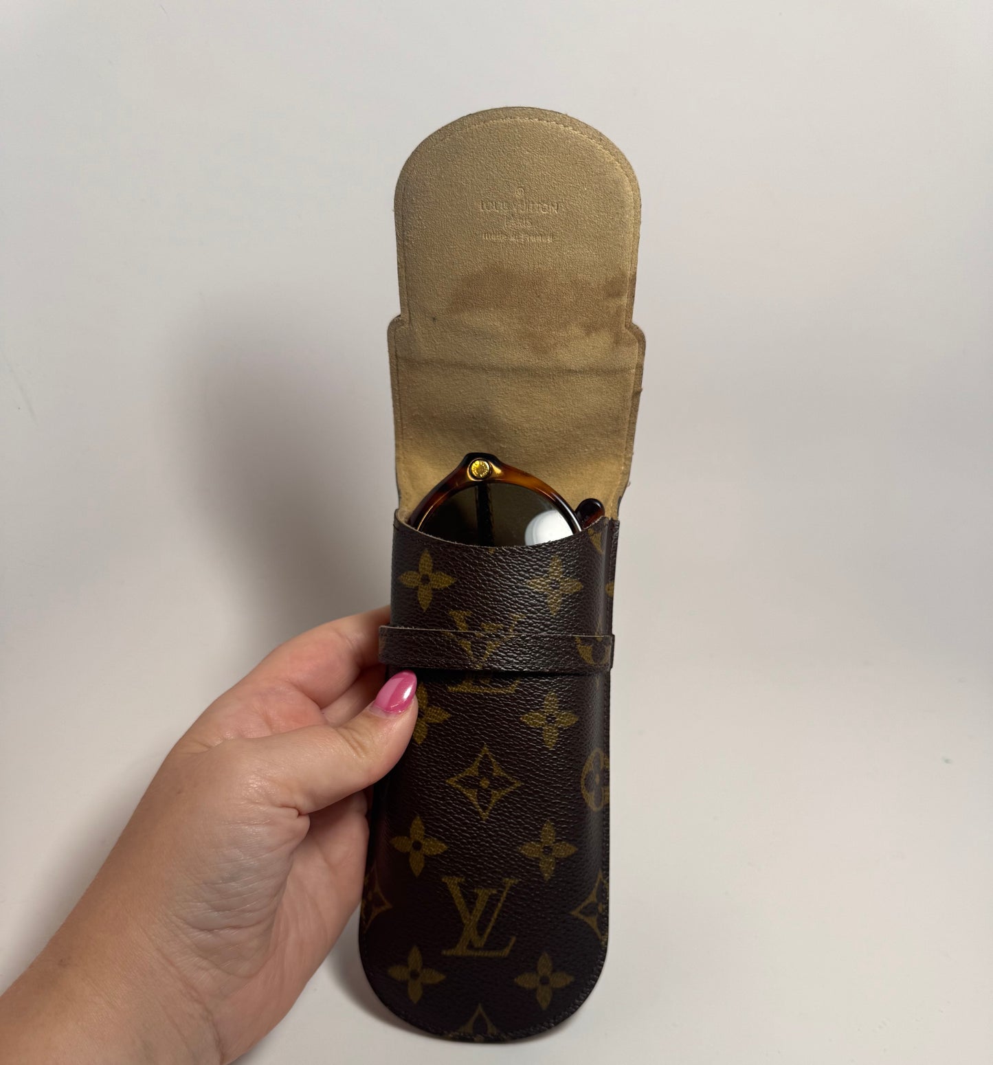 Louis Vuitton Monogram Sunglasses/Glasses Case Made in France December 2004