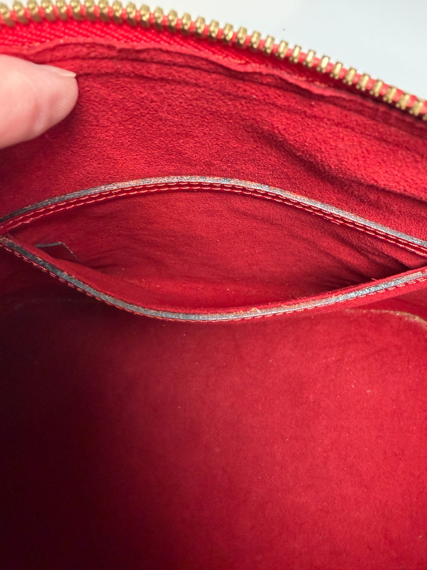 Louis Vuitton Alma PM Castillan Red Epi Leather
