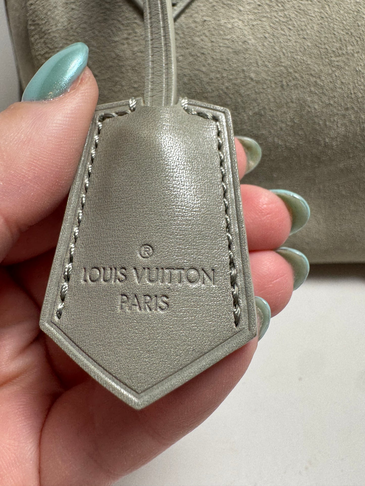 Louis Vuitton Illusion Speedy Cube Grey Suede Limited Edition