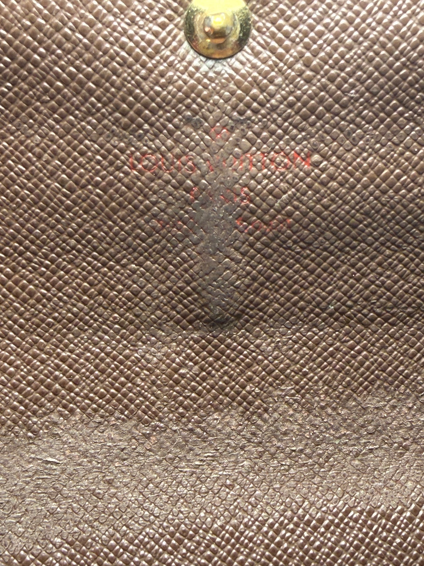 Louis Vuitton Damier Ebene Sarah Wallet