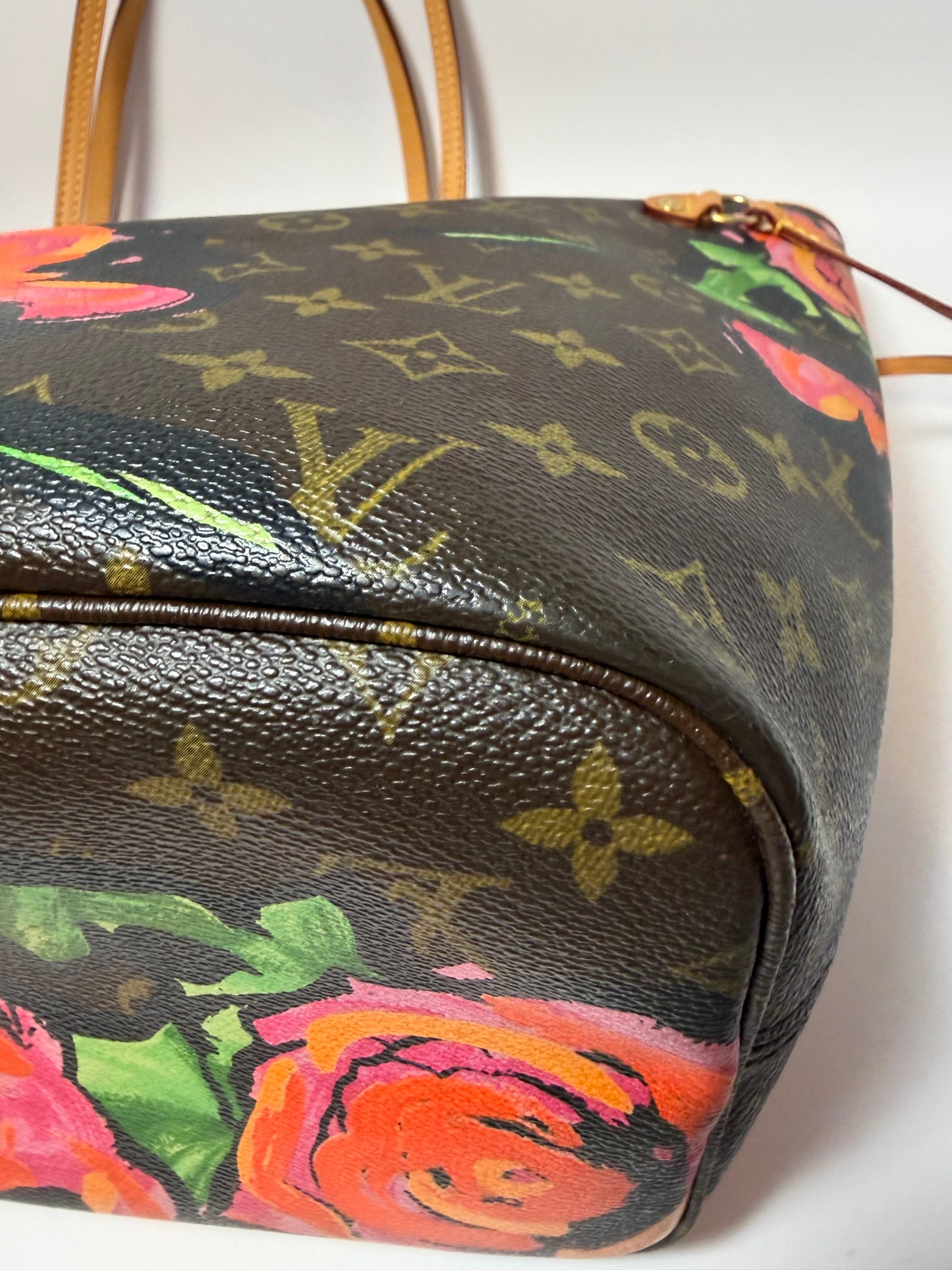Louis Vuitton Neverfull MM Stephen Sprouse Roses Tote