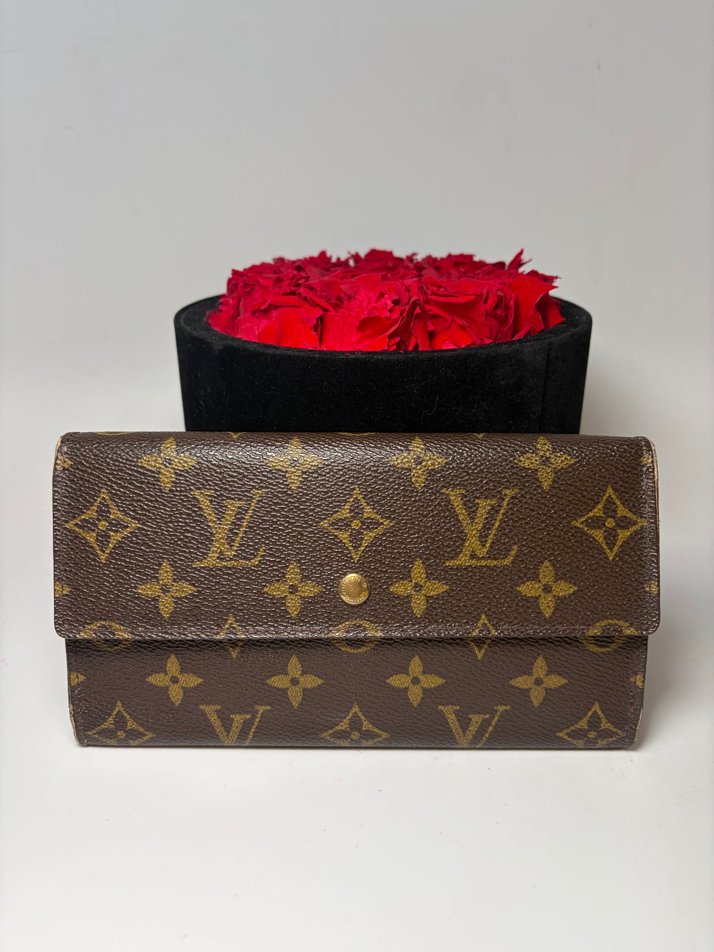 Louis Vuitton Monogram Porte Tressor Trifold Wallet