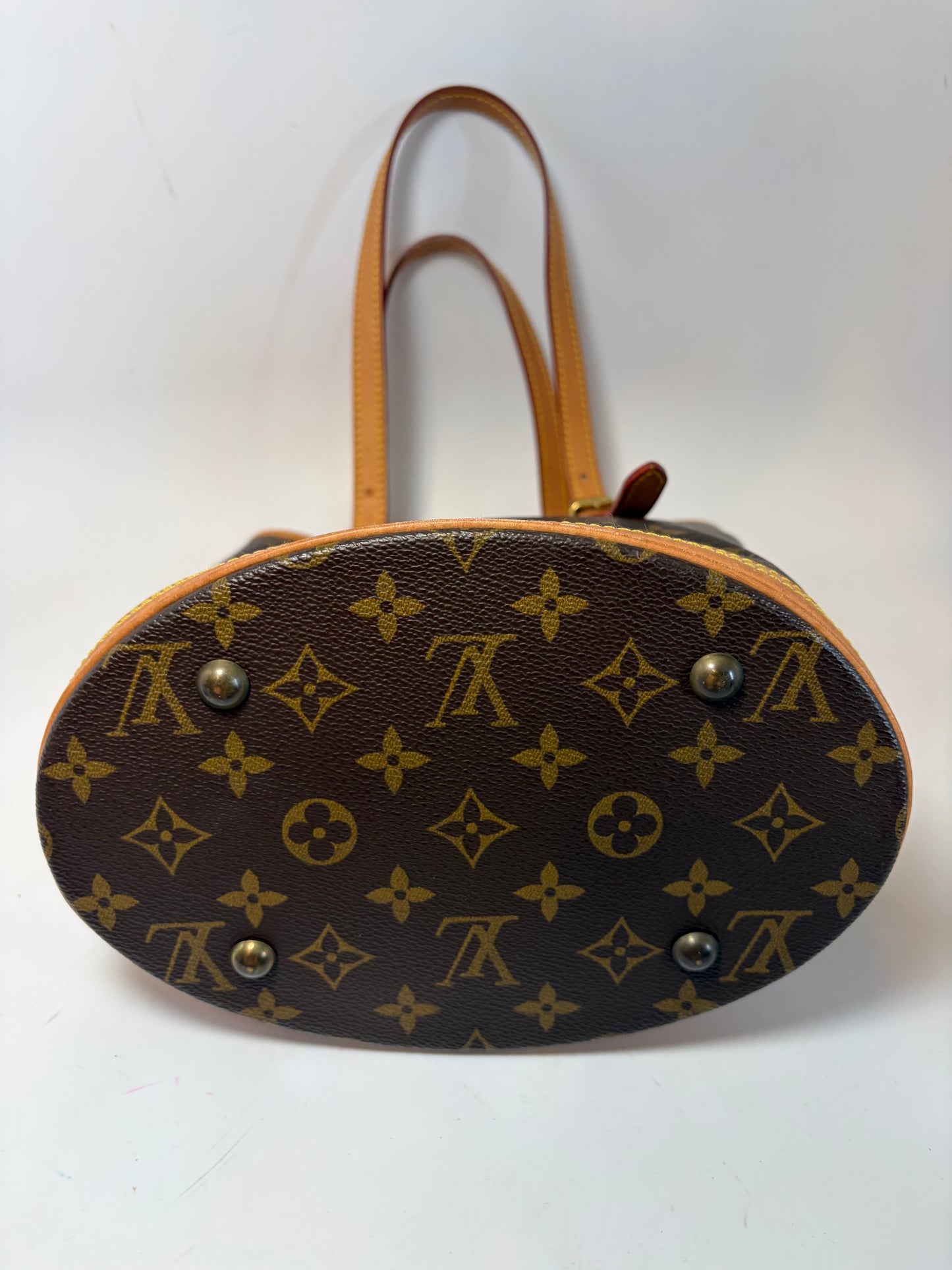 Louis Vuitton Petite Bucket Bag PM Monogram Tote/Shoulder Bag