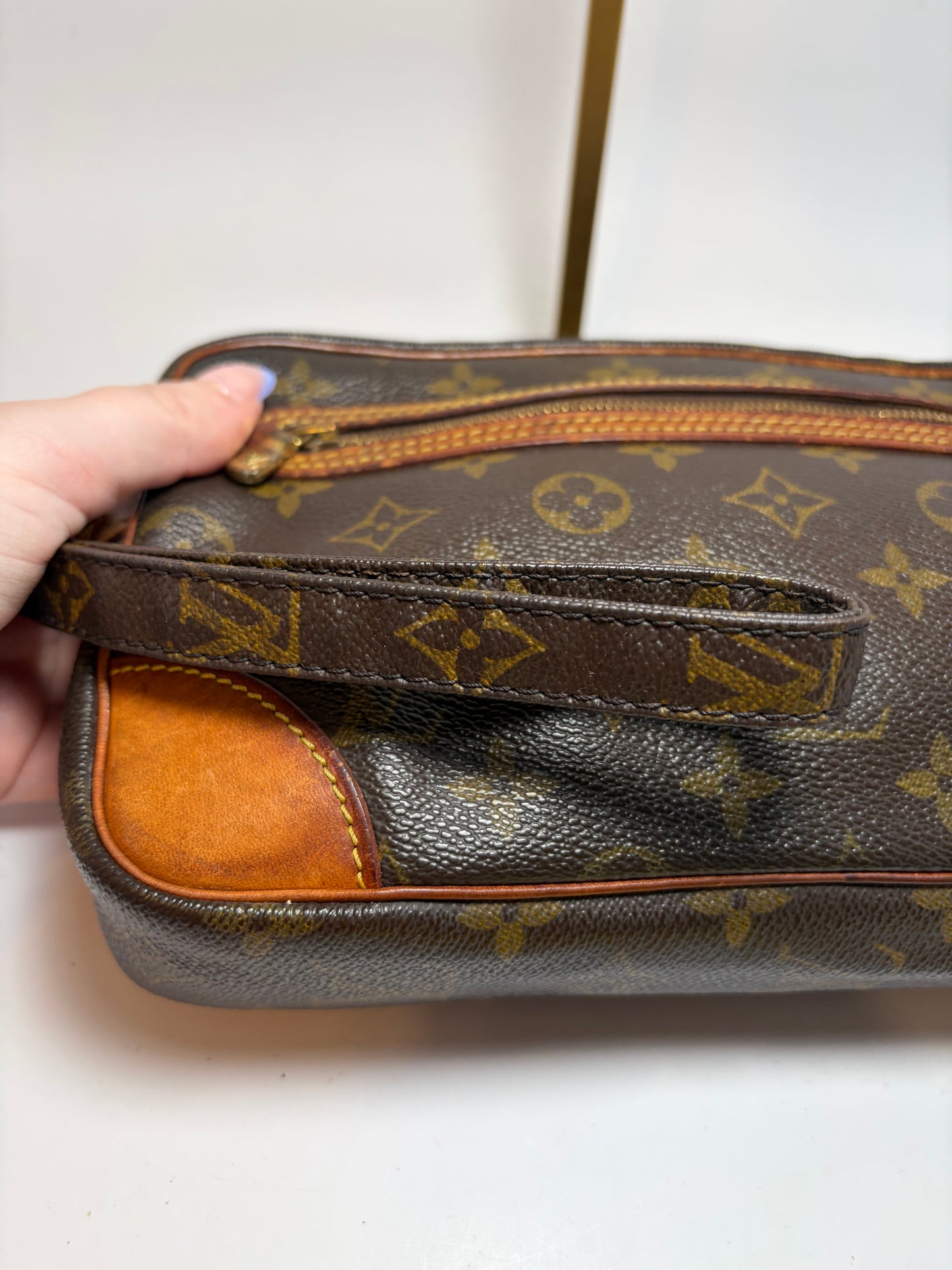 Louis Vuitton Marley Draggone Clutch/Wristlet Monogram