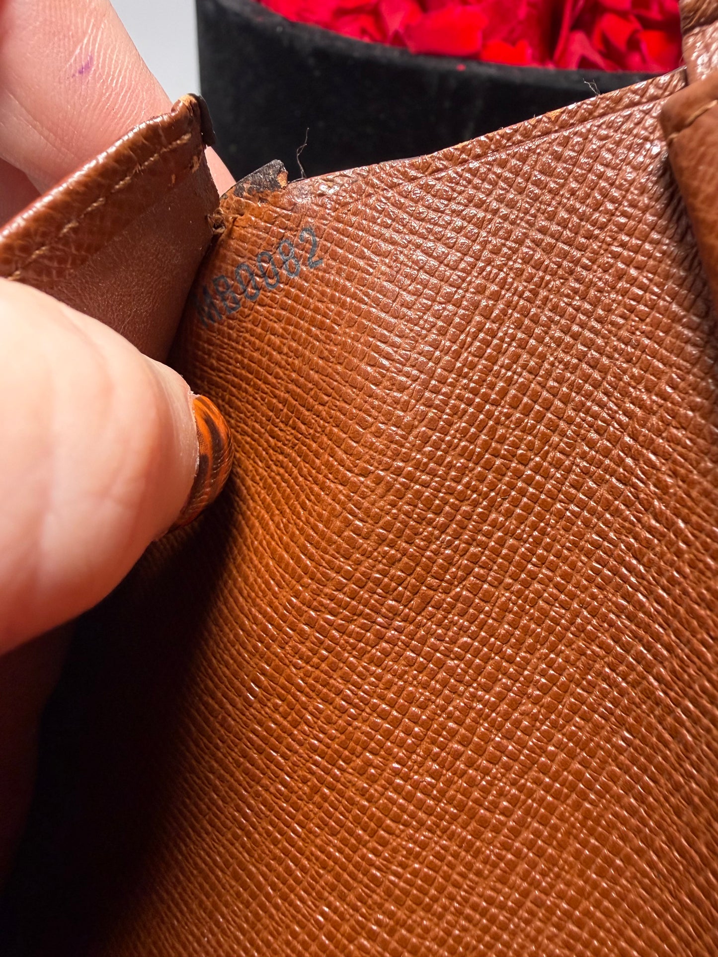 Louis Vuitton Porte Tressor Etui Papier Monogram Trifold Wallet