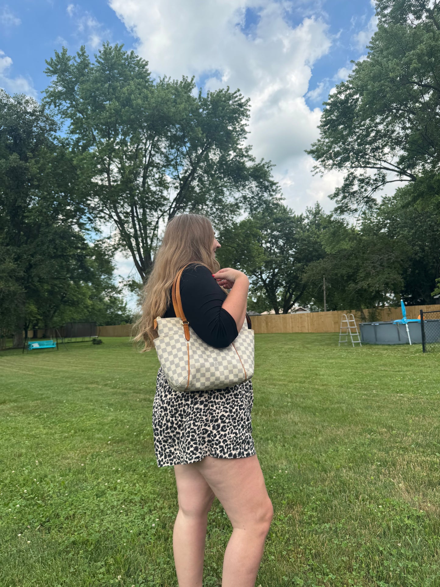 Louis Vuitton Totally PM Damier Azur Tote