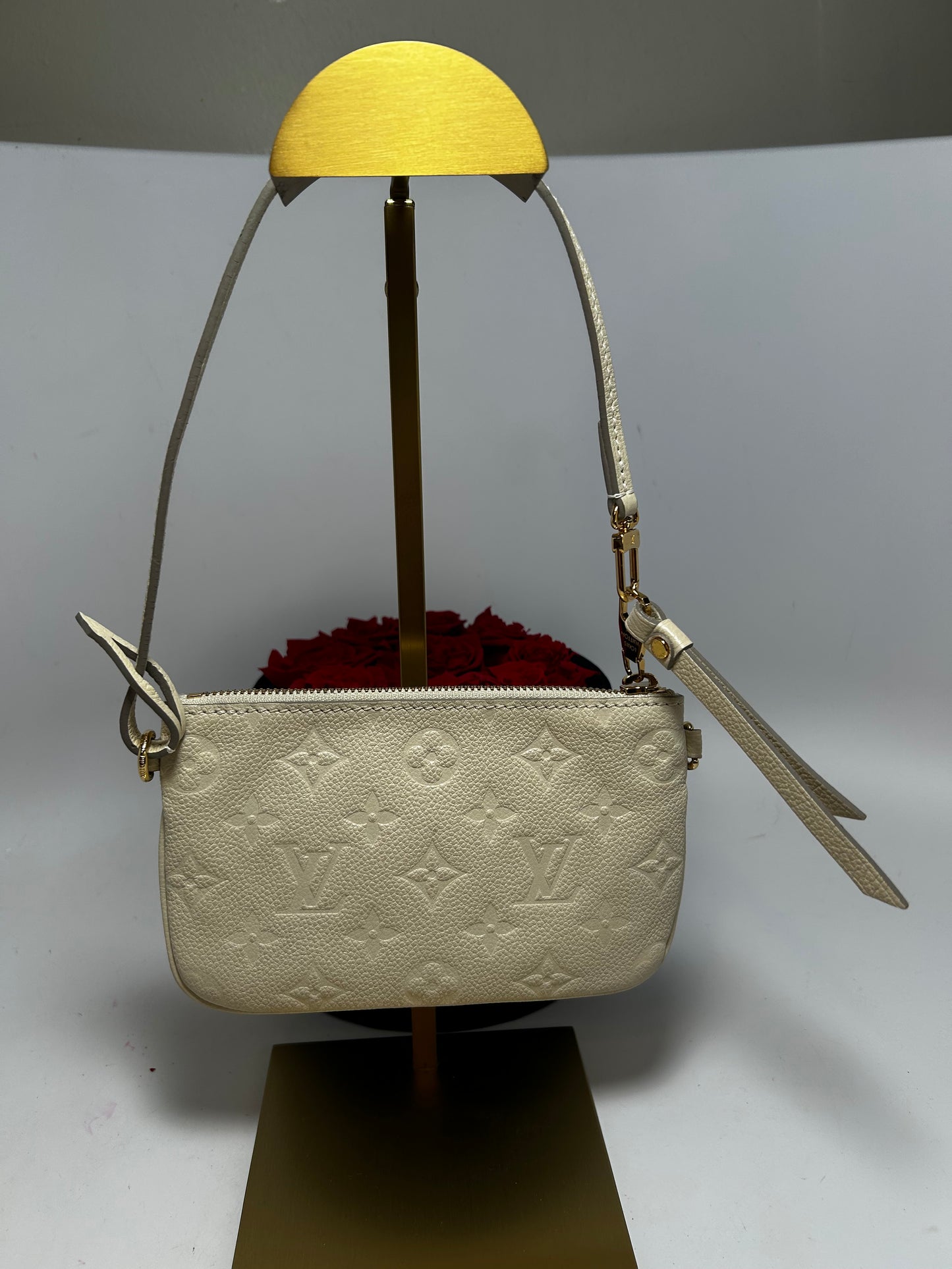 Louis Vuitton Citadine GM Pochette in Cream Empriente Leather