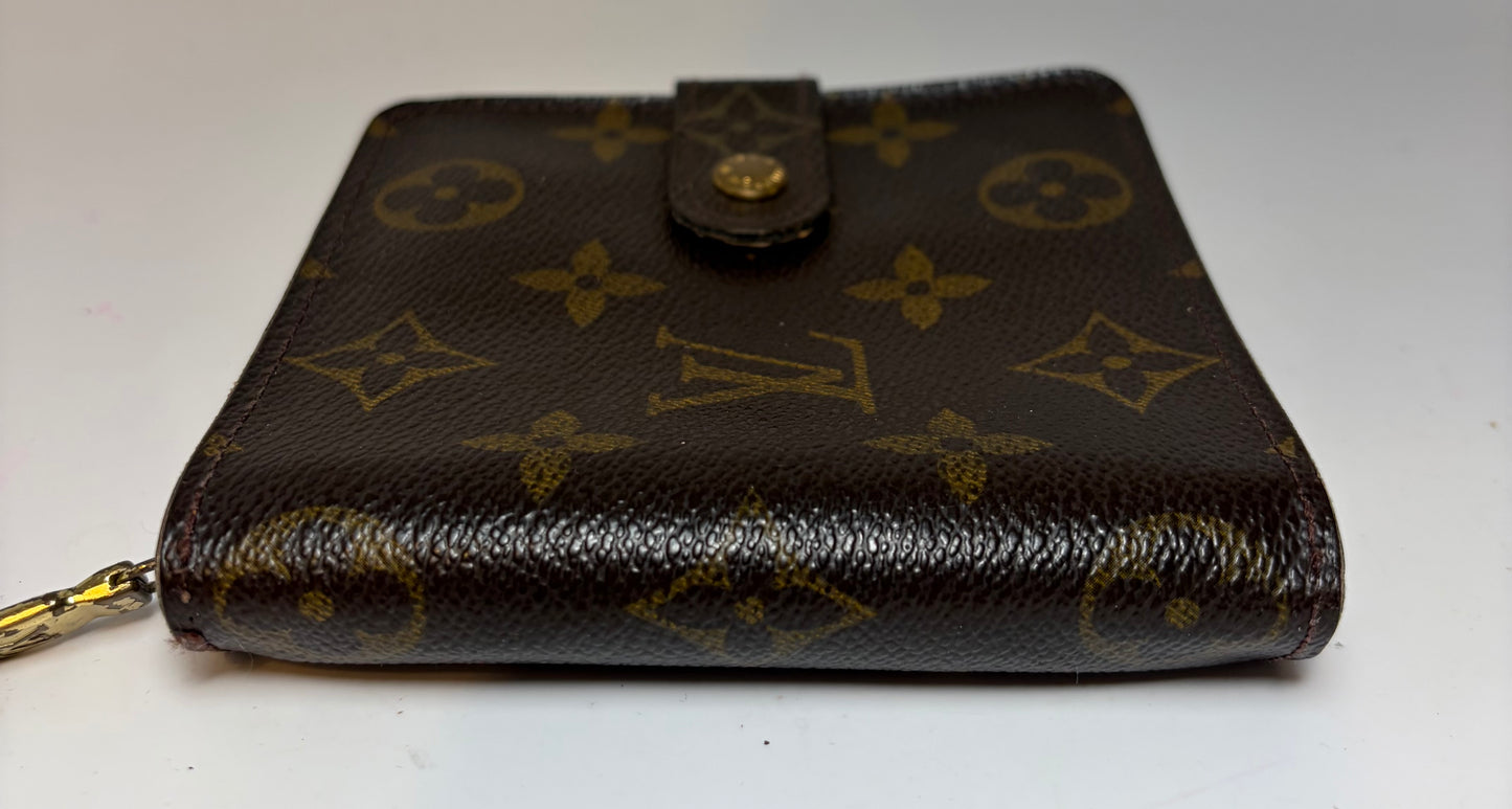 Louis Vuitton Zippy Monogram Compact Wallet, Made in Feb 2000