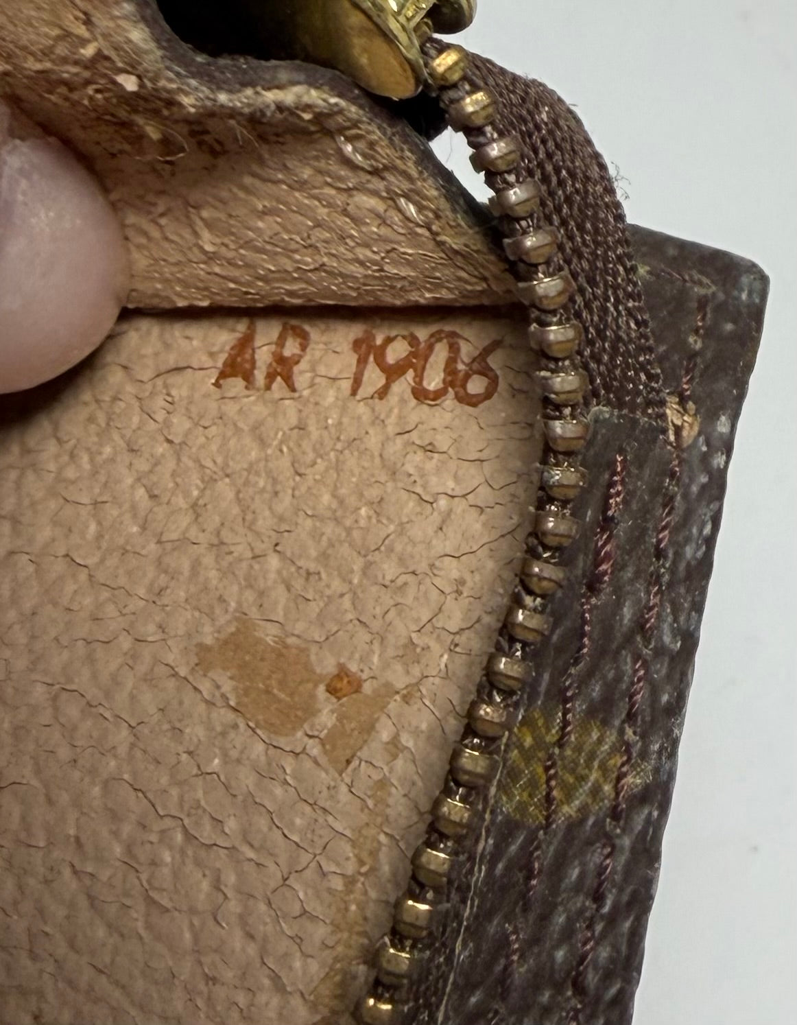 Louis Vuitton Bucket PM Toiletry Bag Monogram, Made in France Sept. 1996
