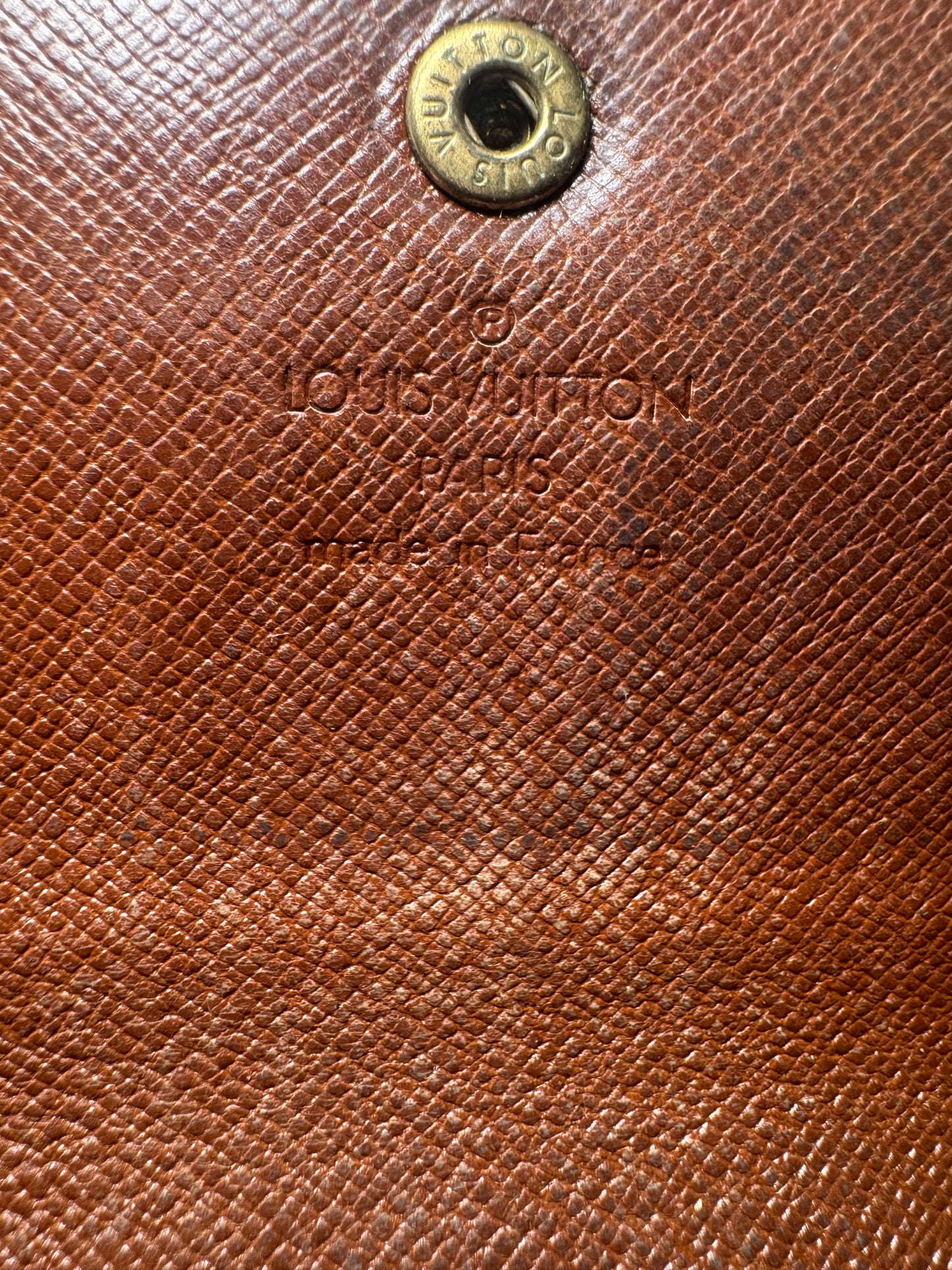 Louis Vuitton Sarah Monogram Wallet (Vintage- October 1991 in France)