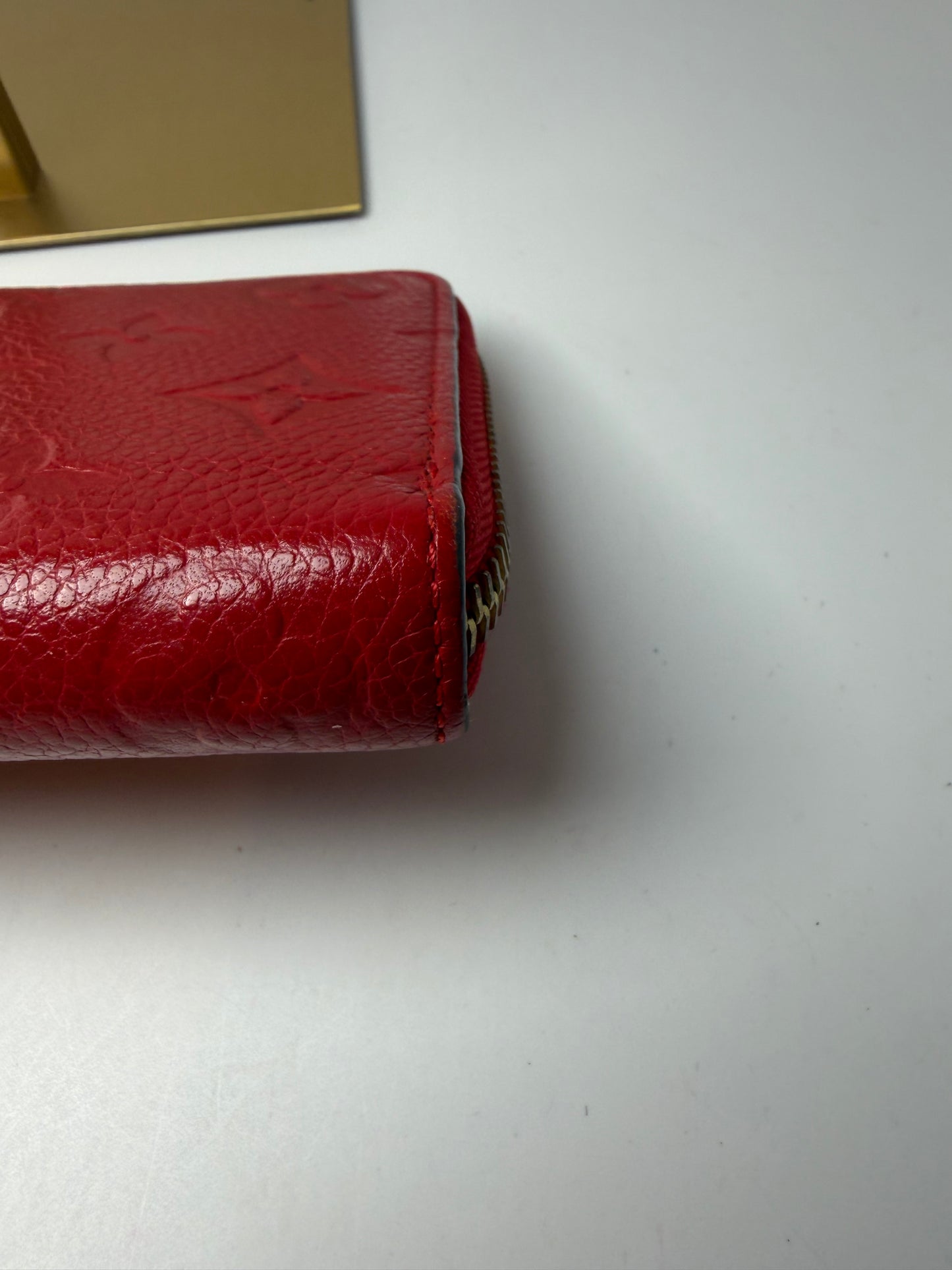 Louis Vuitton Empriente Monogram Zippy Wallet Cherry Red