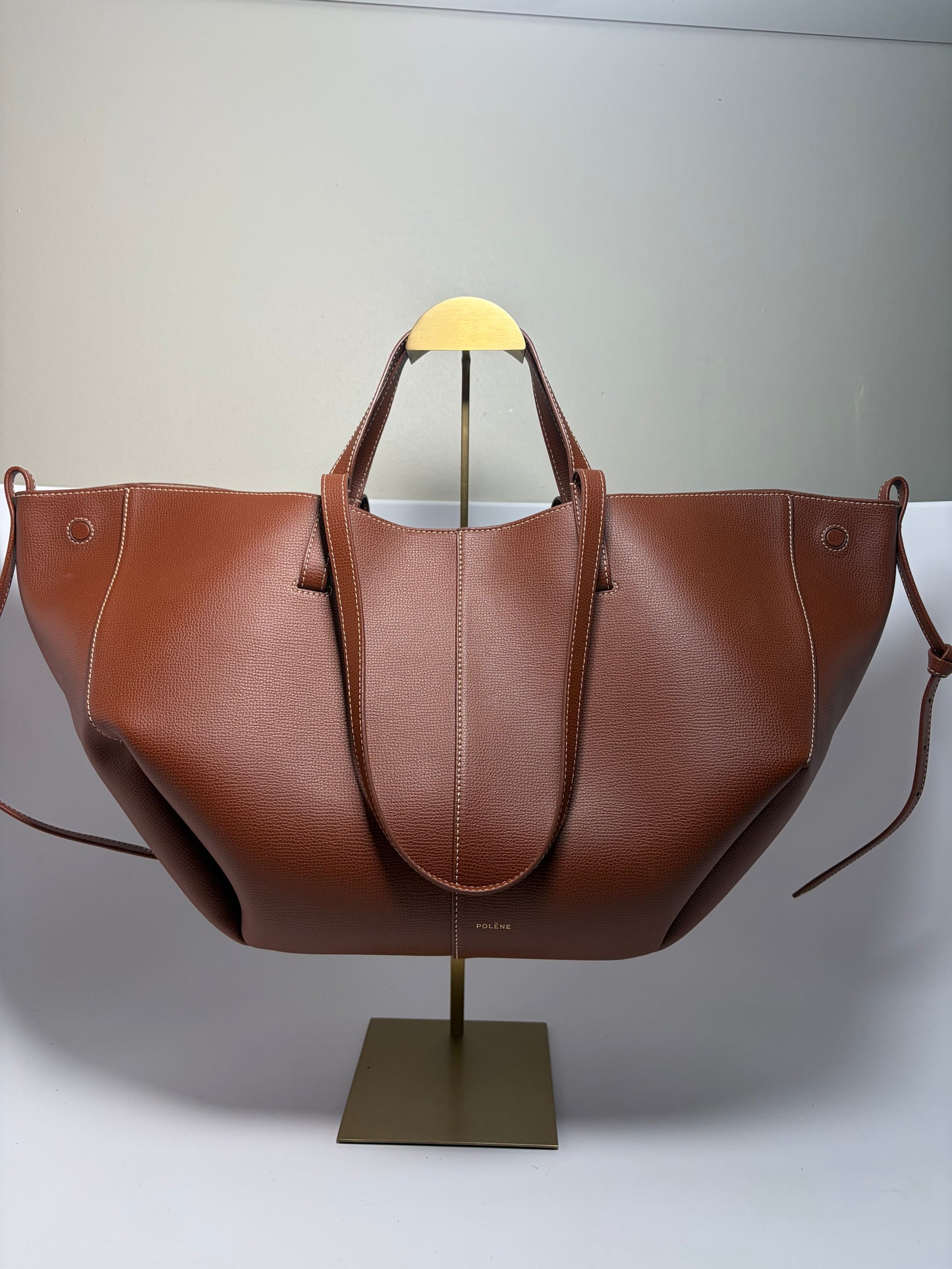Polène Cyme in Textured Cognac