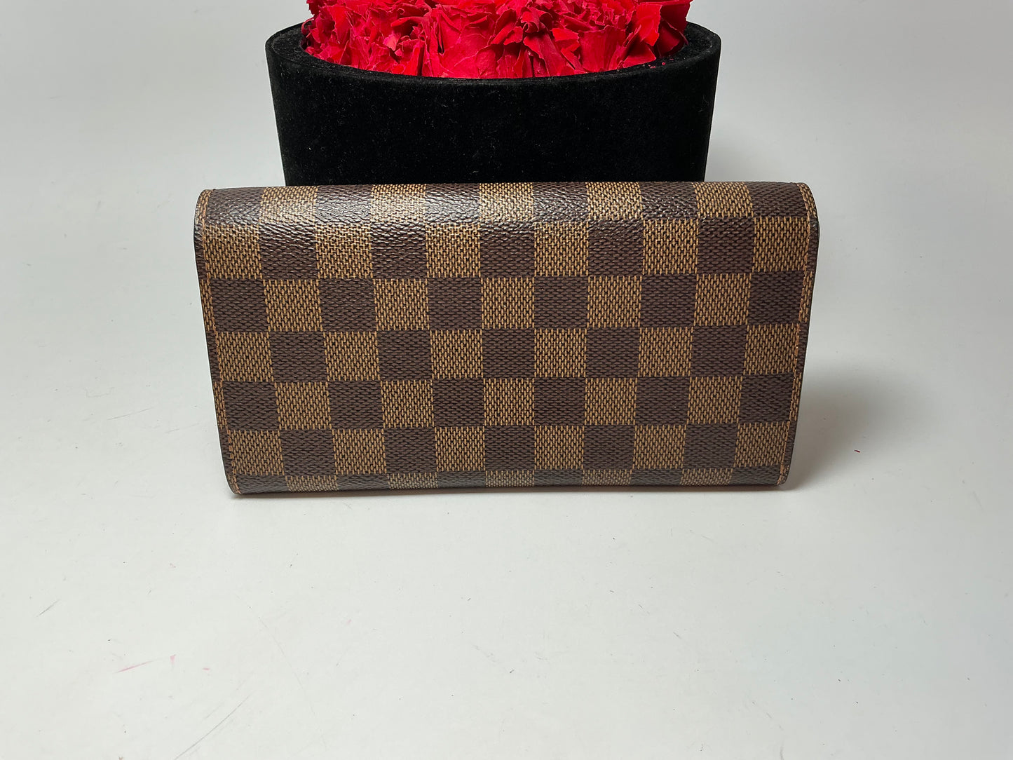 Louis Vuitton Damier Ebene Sarah Wallet