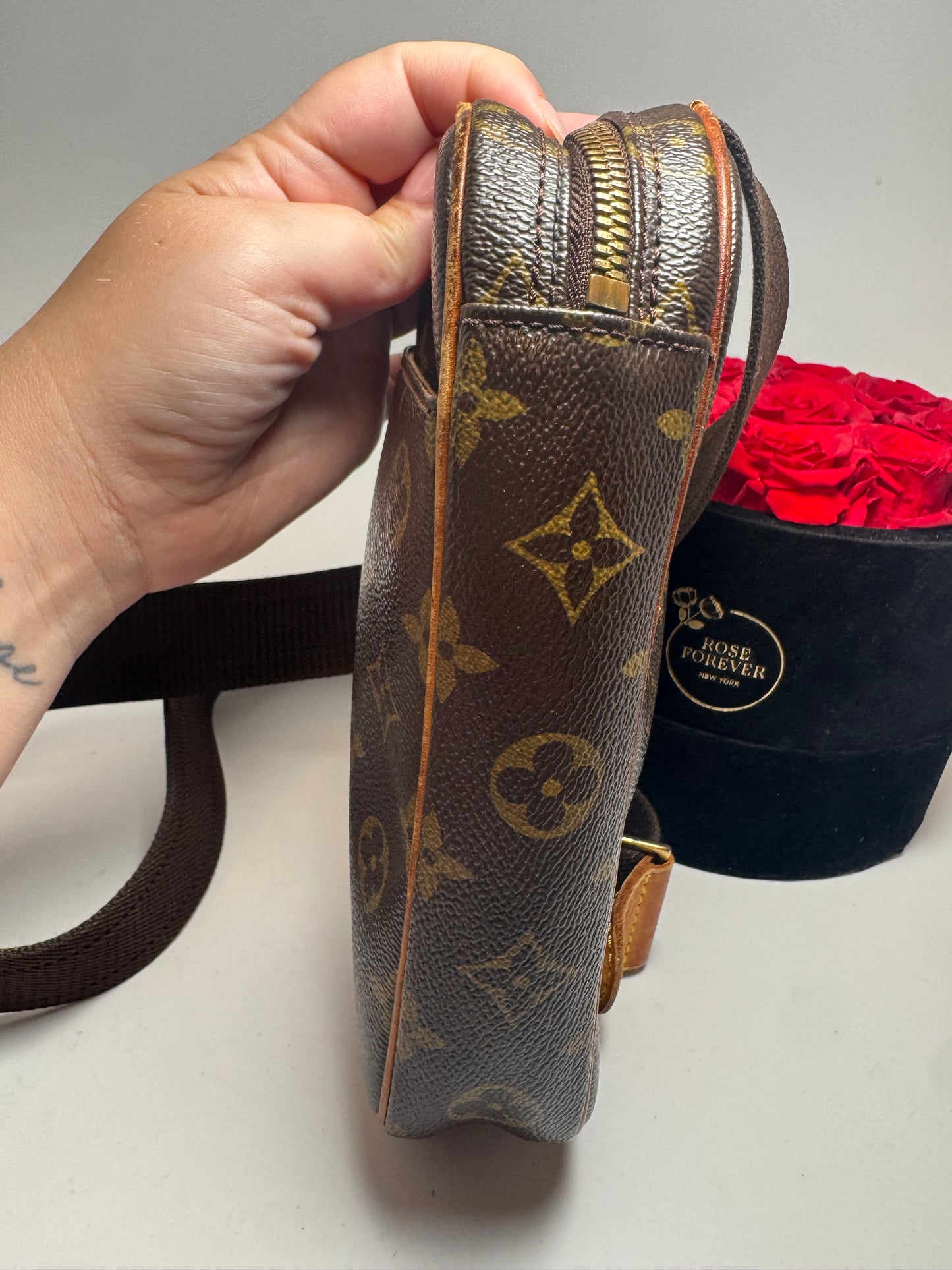 Louis Vuitton Pochette Gange Bum Bag Sling Bag Monogram Canvas