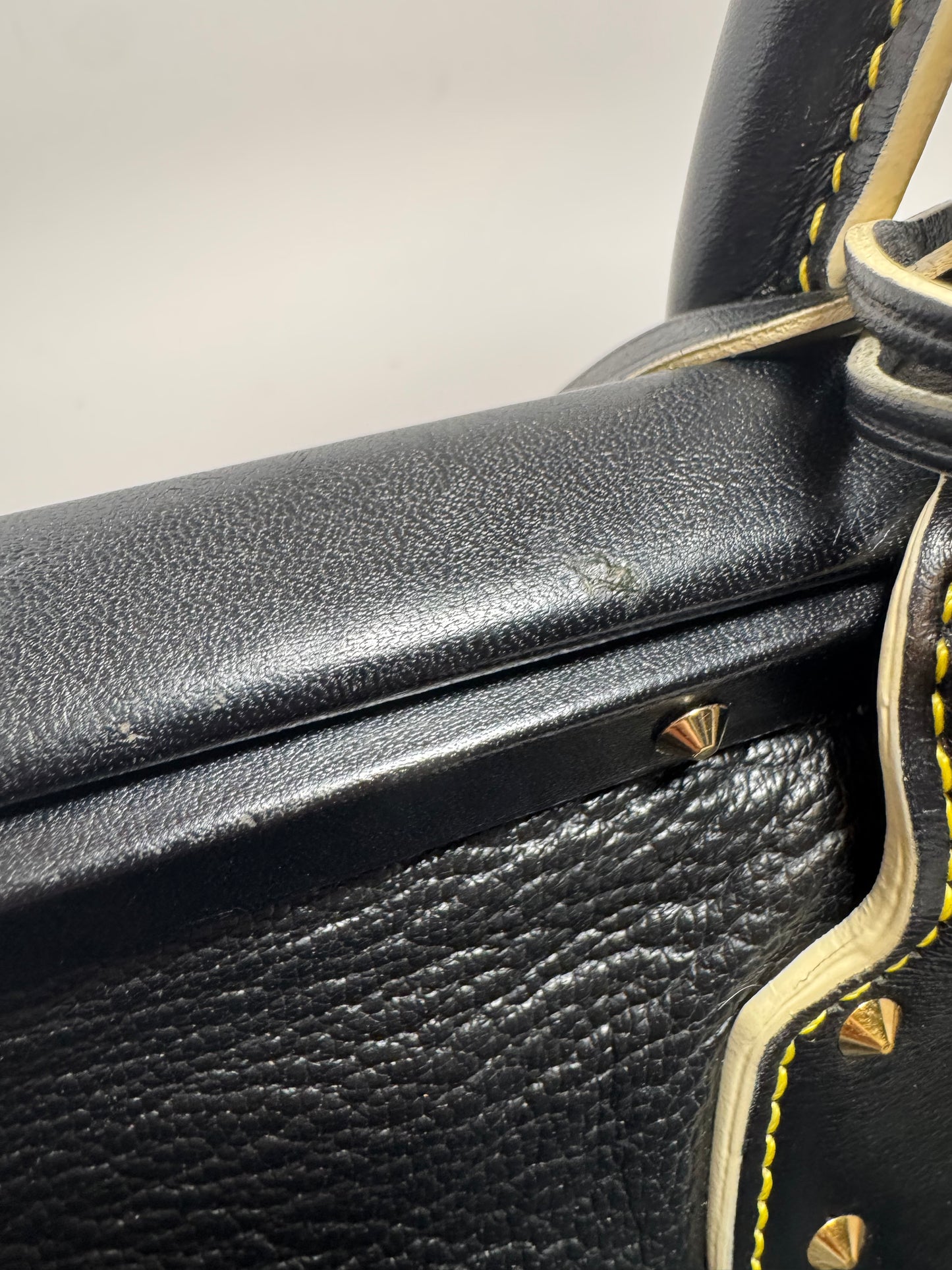 Louis Vuitton Suhali L'Ingenieux GM Black Leather Satchel Made in Italy