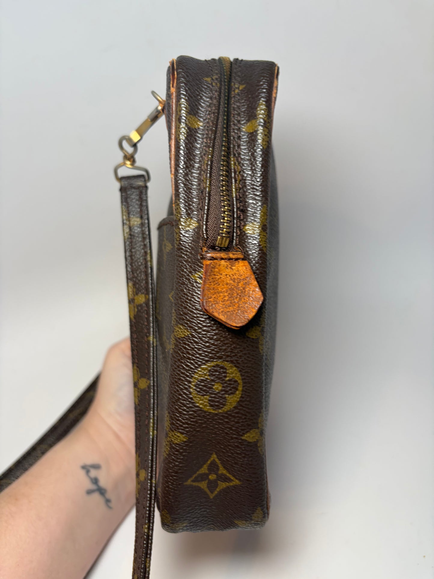 Louis Vuitton Mini Danube Momogram Crossbody-fair condition