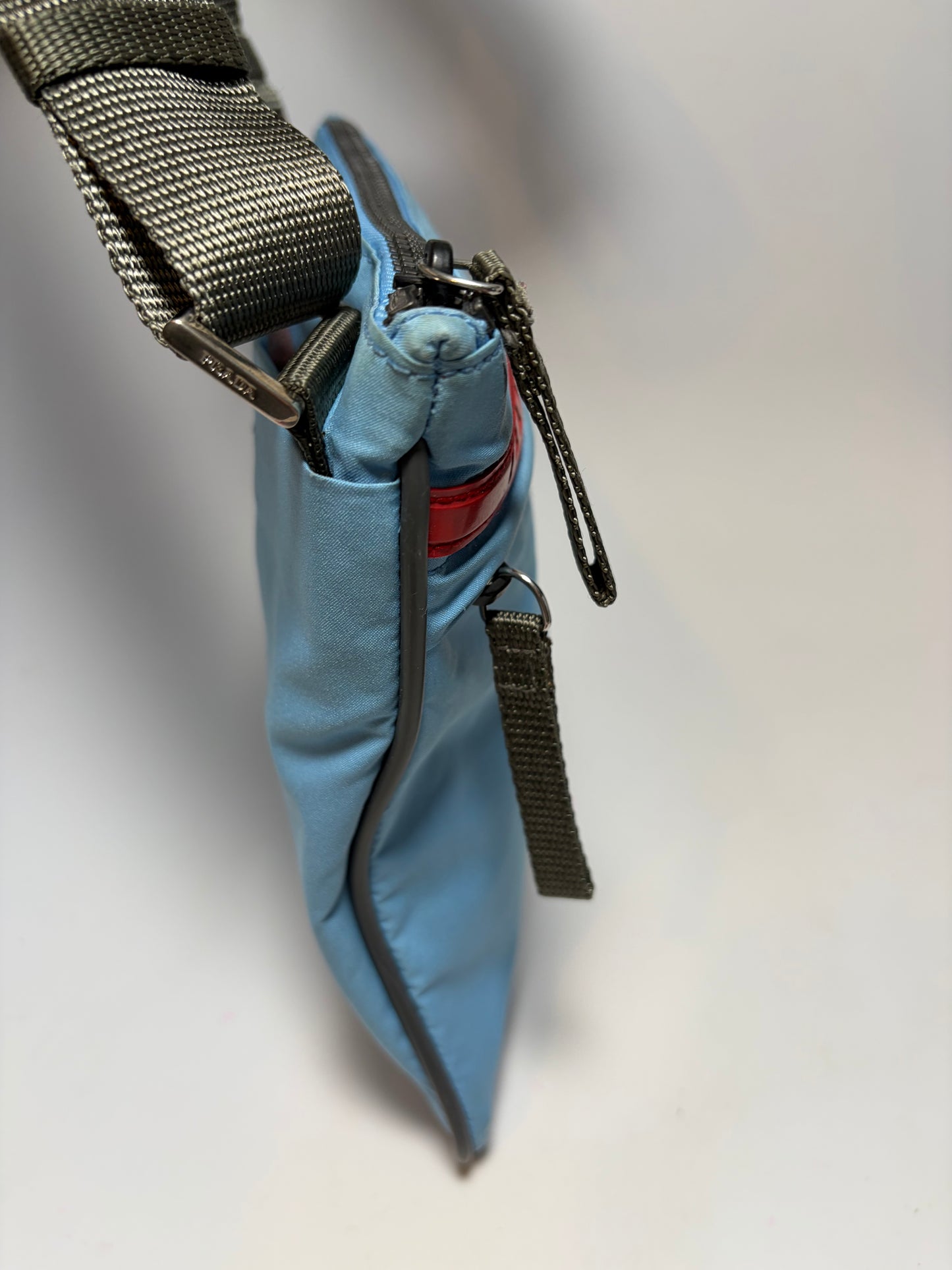 Prada Nylon Vela Sport Messenger Crossbody