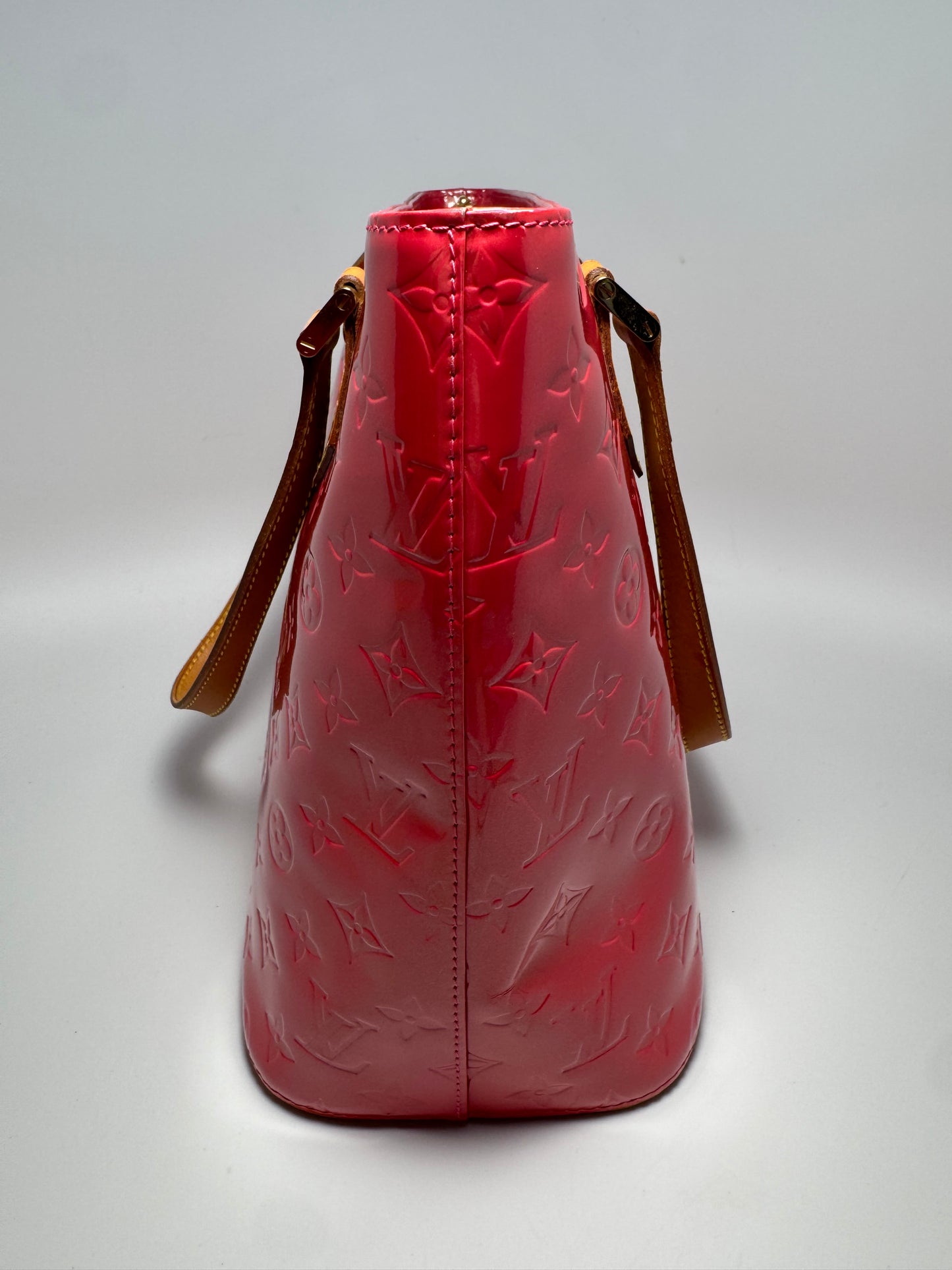 Louis Vuitton Houston Hand Bag Vernis Leather Hot Pink/Raspberry