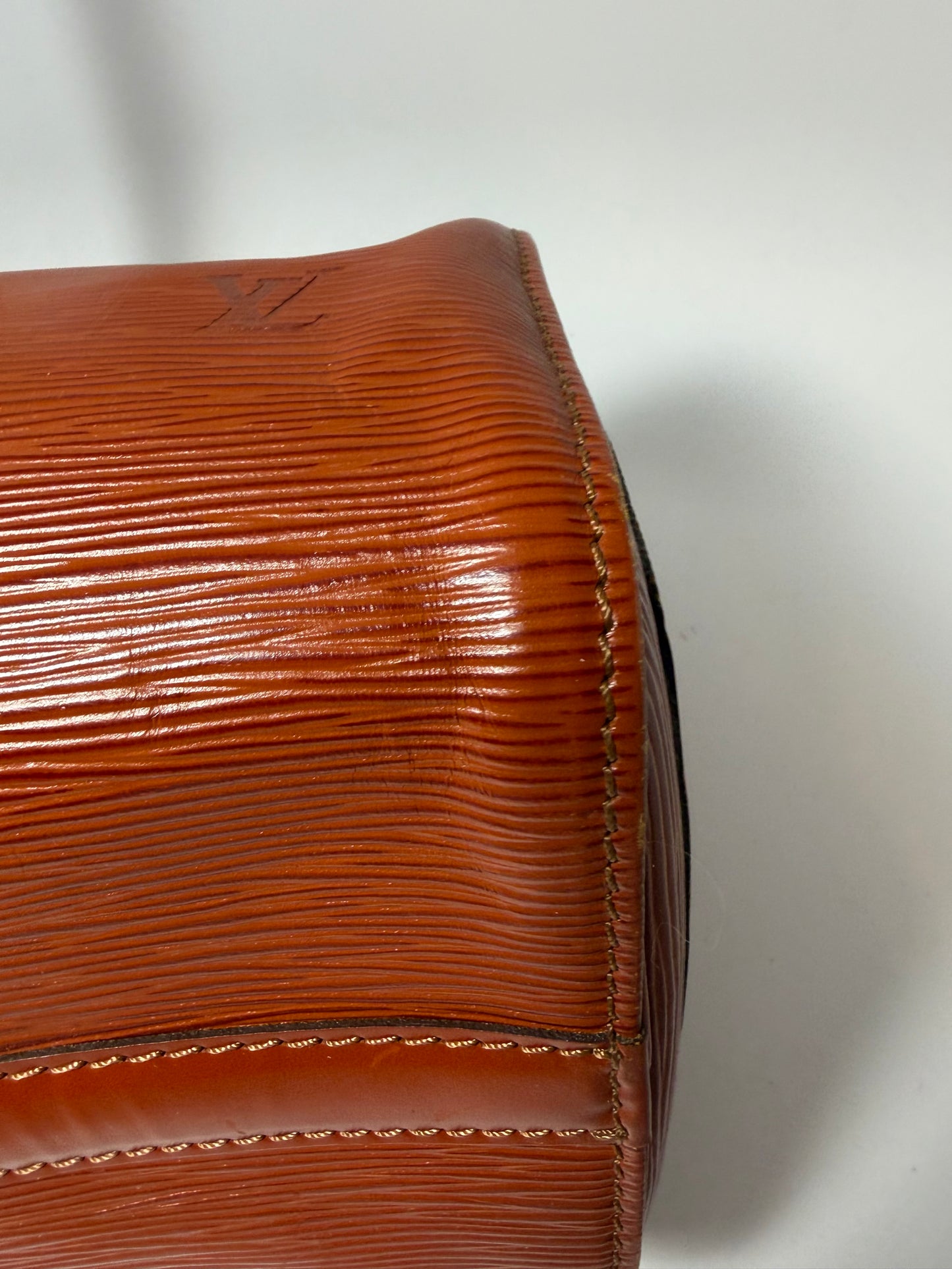 Louis Vuitton Speedy 25 Kenyan Fawn Epi Leather w/Entrupy Certificate