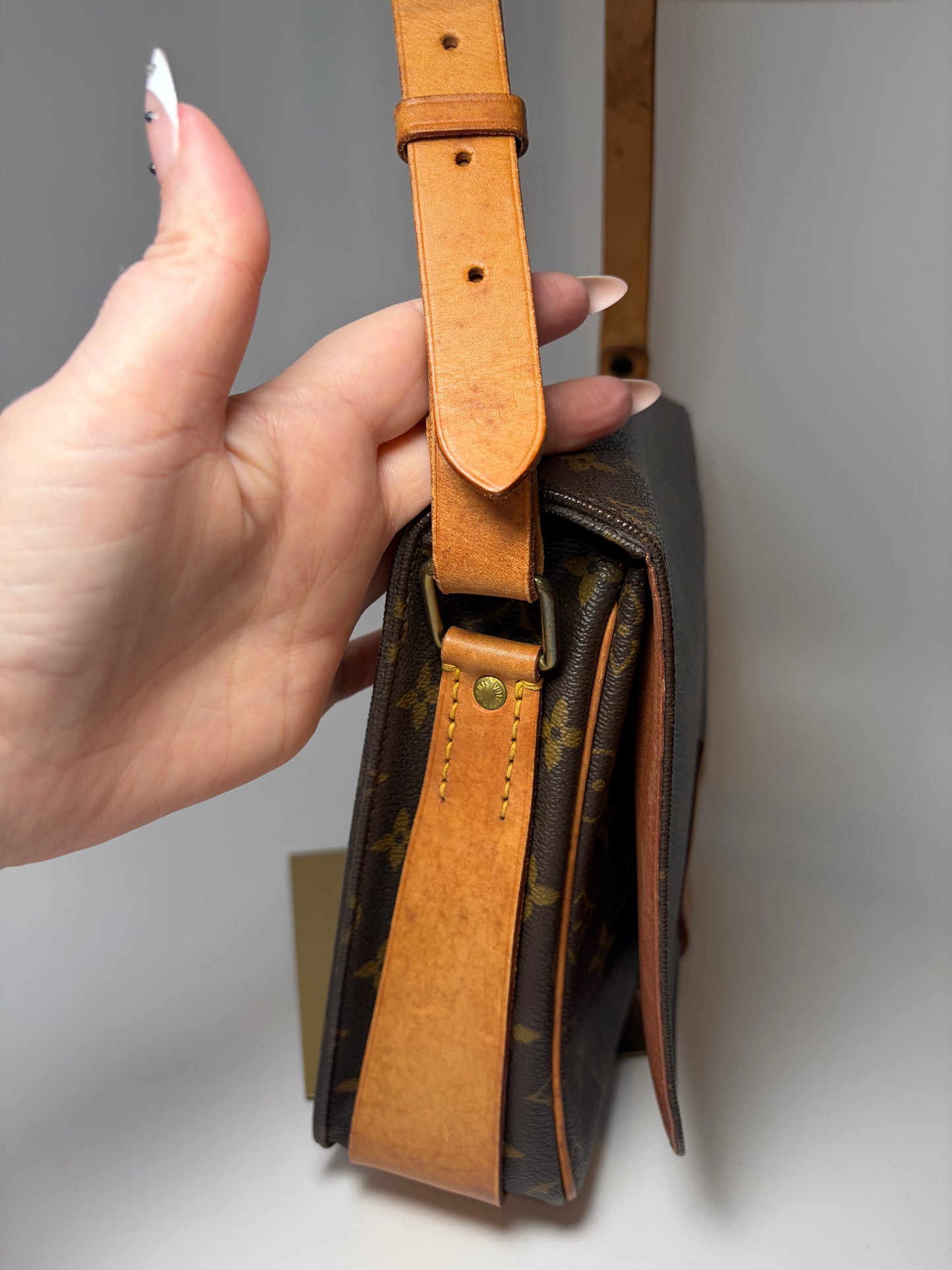 Louis Vuitton Cartouchière GM Monogram Crossbody/Shoulder Bag