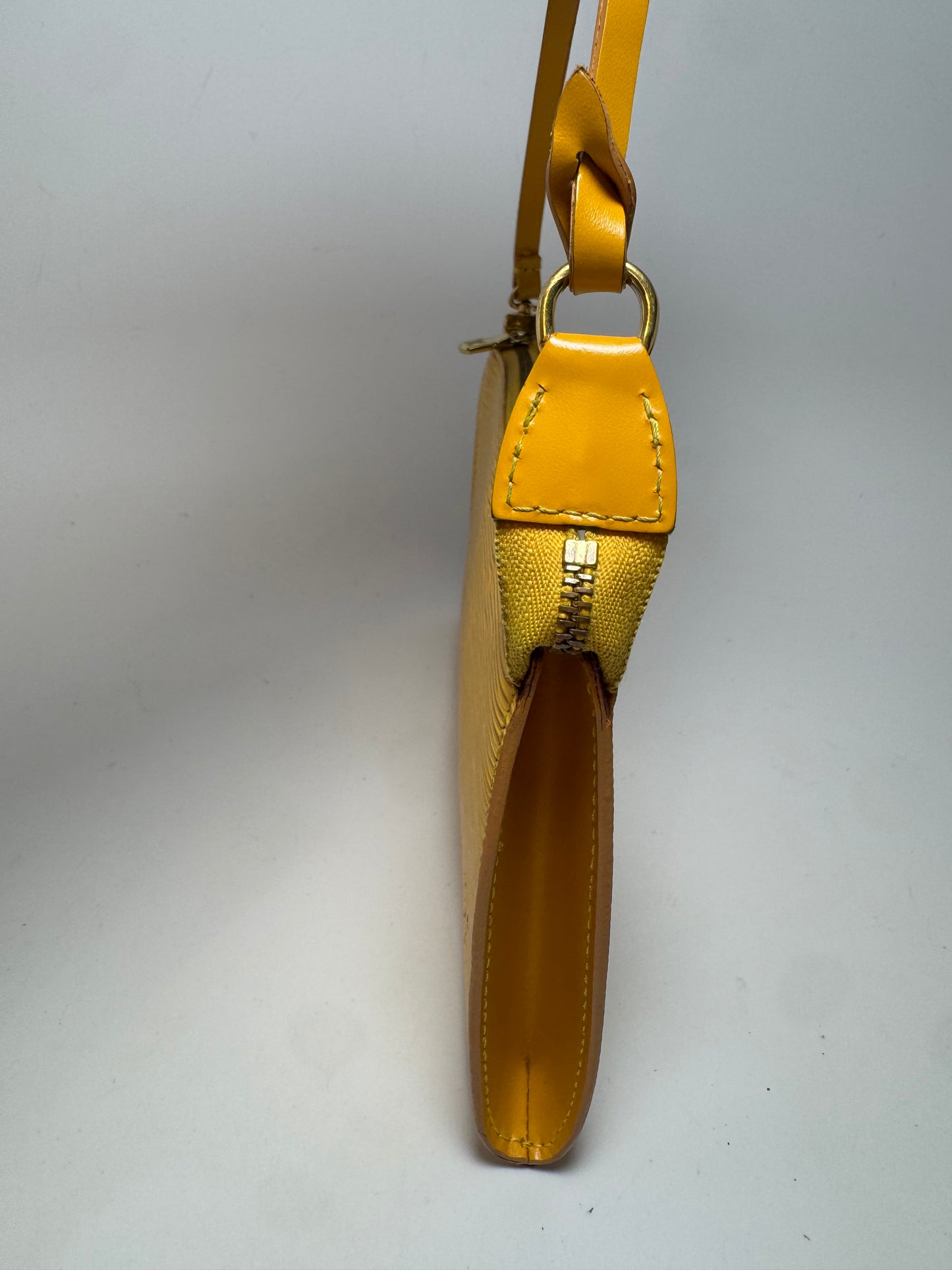 Louis Vuitton Yellow Epi Leather Pochette