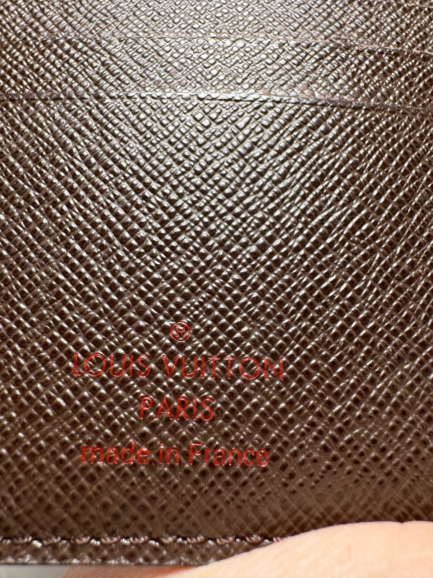 Louis Vuitton Damier Ebene Florin Bifold Wallet (Unisex)