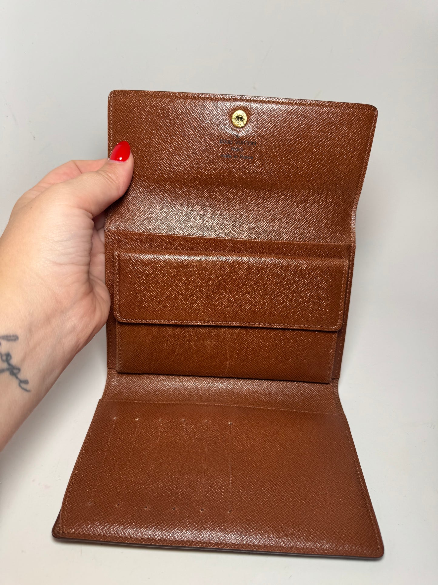 Louis Vuitton Monogram Porte Tresor Etui Papiers Wallet January 1996 in France
