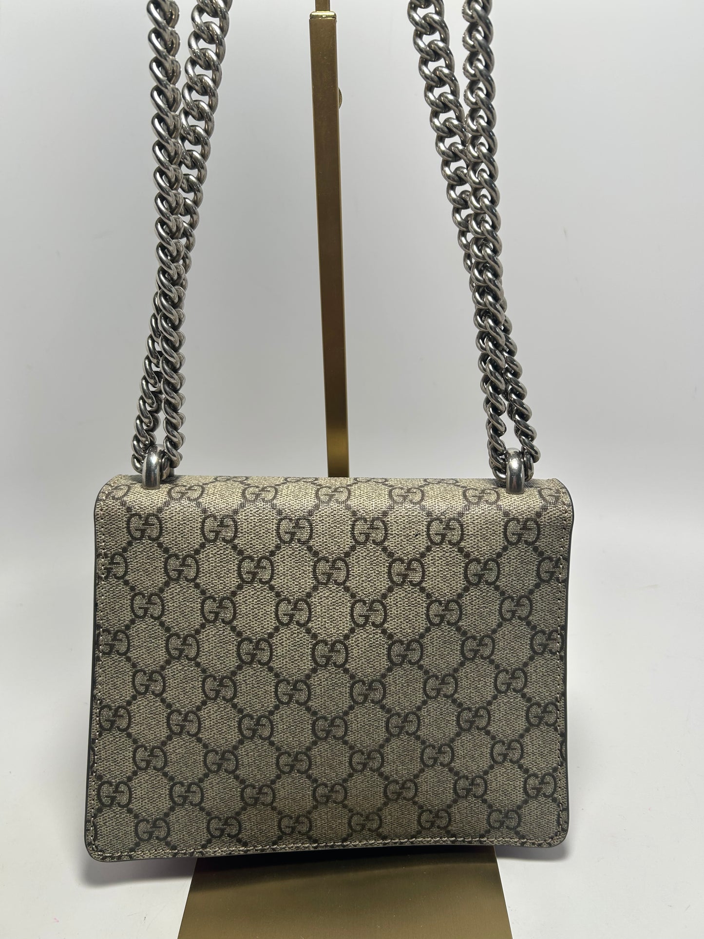 Gucci GG Supreme Dionysus Mini Shoulder Bag with Chain Strap