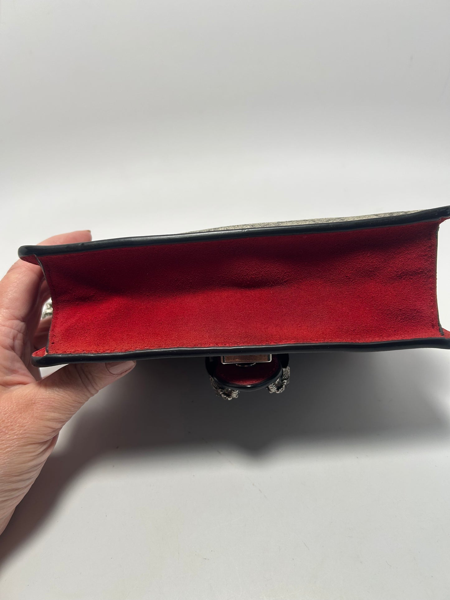 Gucci GG Supreme Dionysus Mini Shoulder Bag with Chain Strap