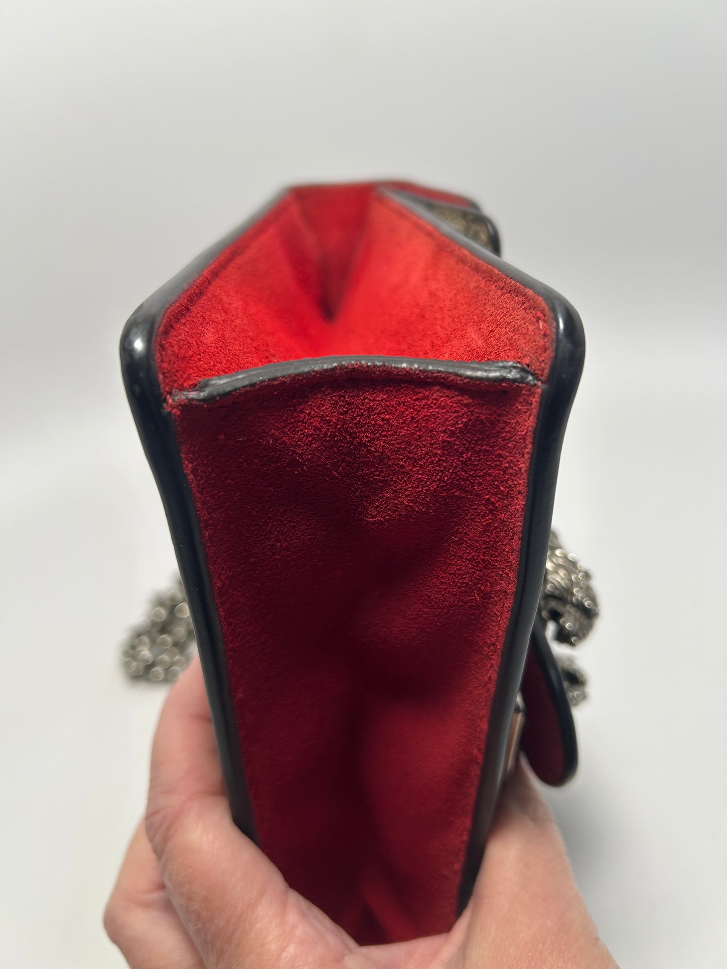 Gucci GG Supreme Dionysus Mini Shoulder Bag with Chain Strap