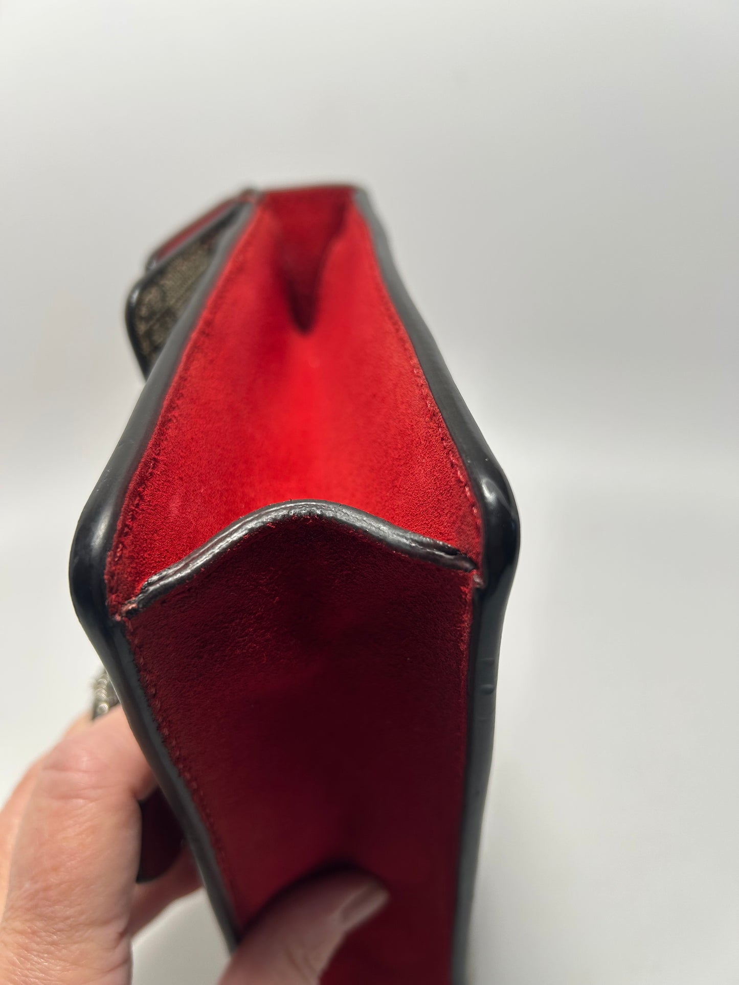 Gucci GG Supreme Dionysus Mini Shoulder Bag with Chain Strap