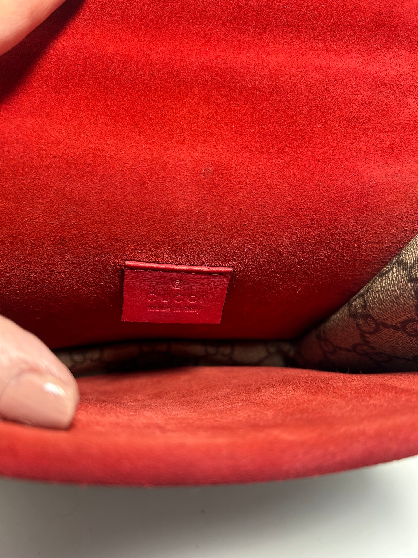 Gucci GG Supreme Dionysus Mini Shoulder Bag with Chain Strap