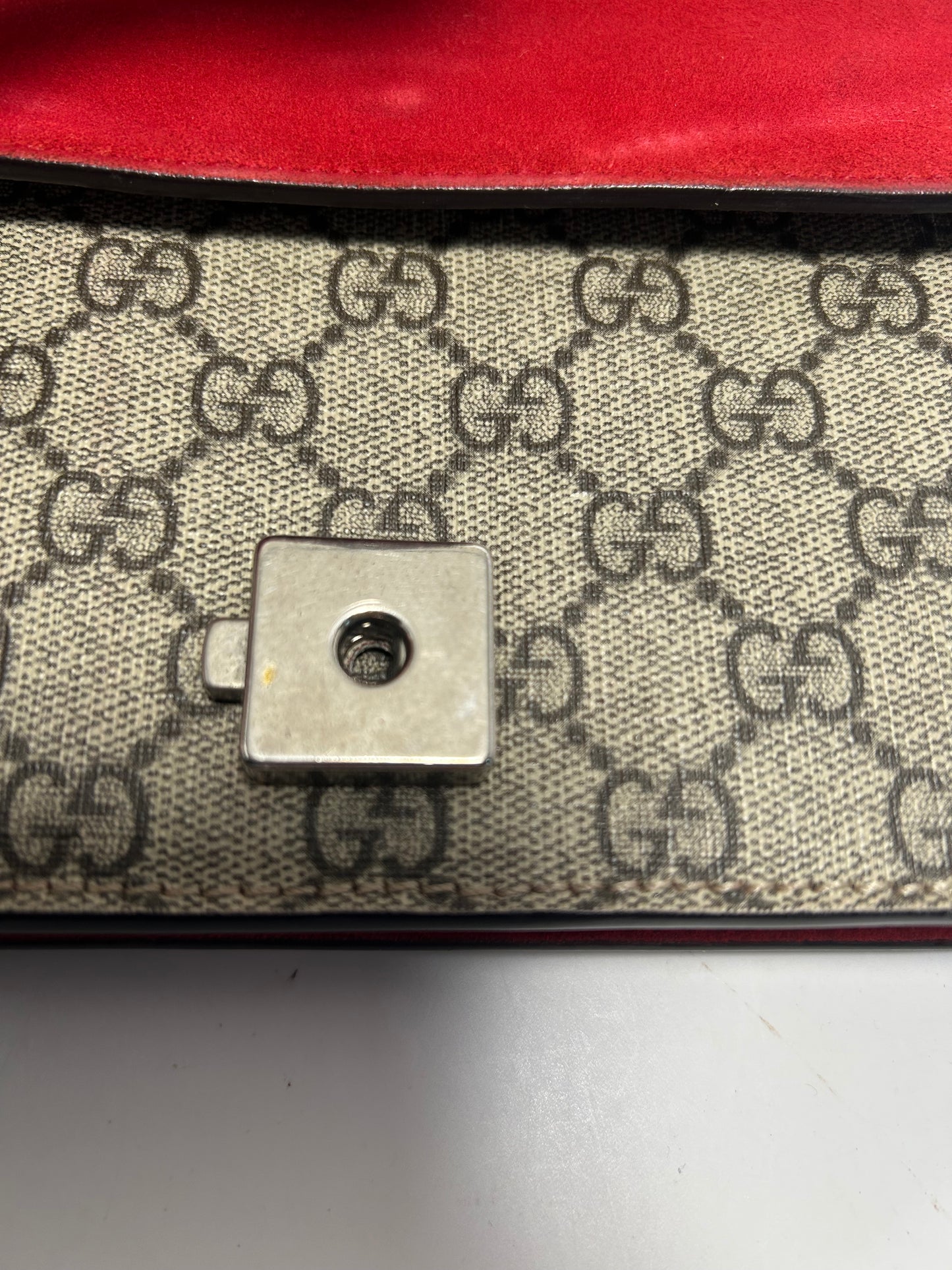 Gucci GG Supreme Dionysus Mini Shoulder Bag with Chain Strap