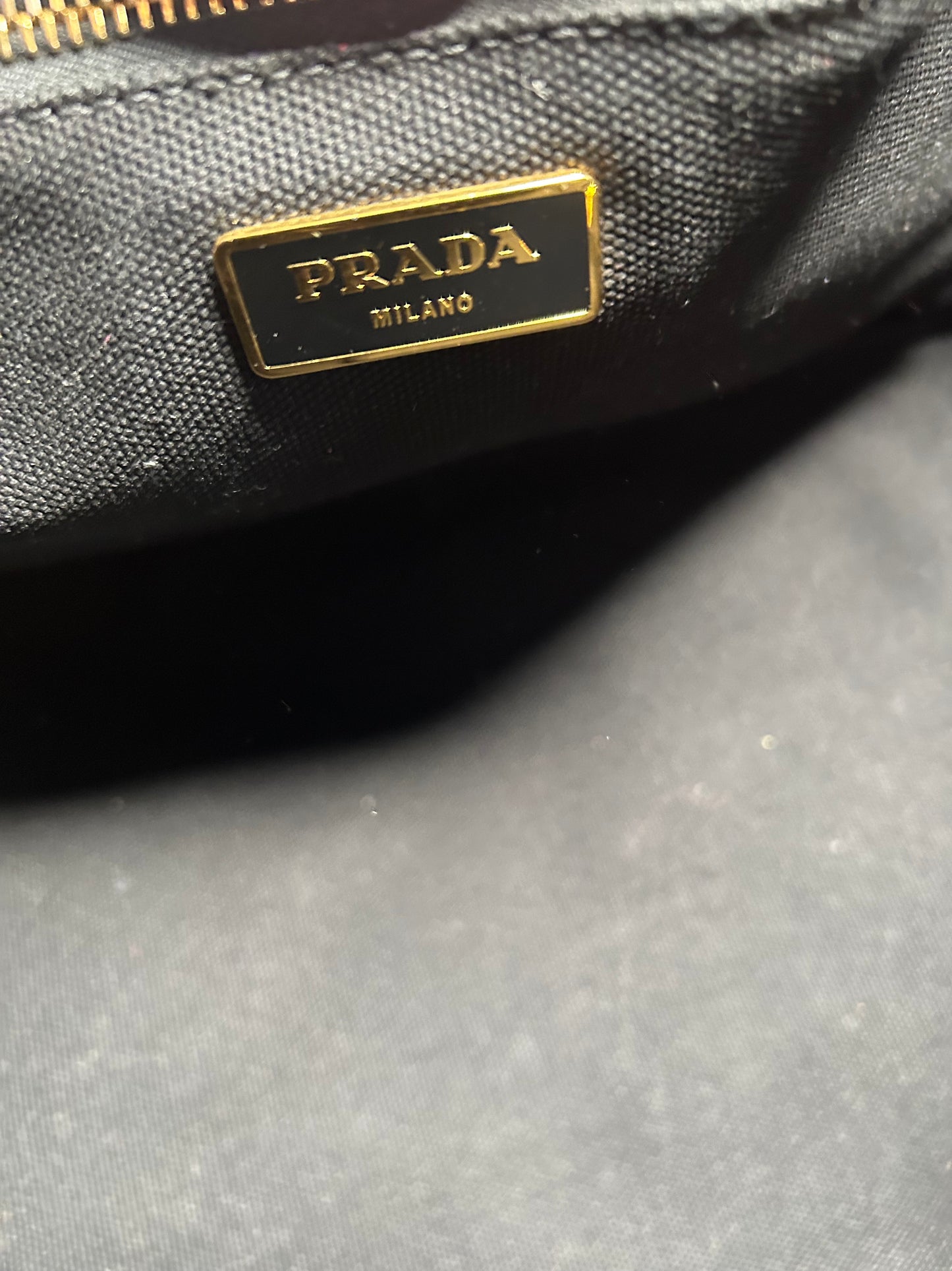 Prada Camo Tote in Camo Army Green